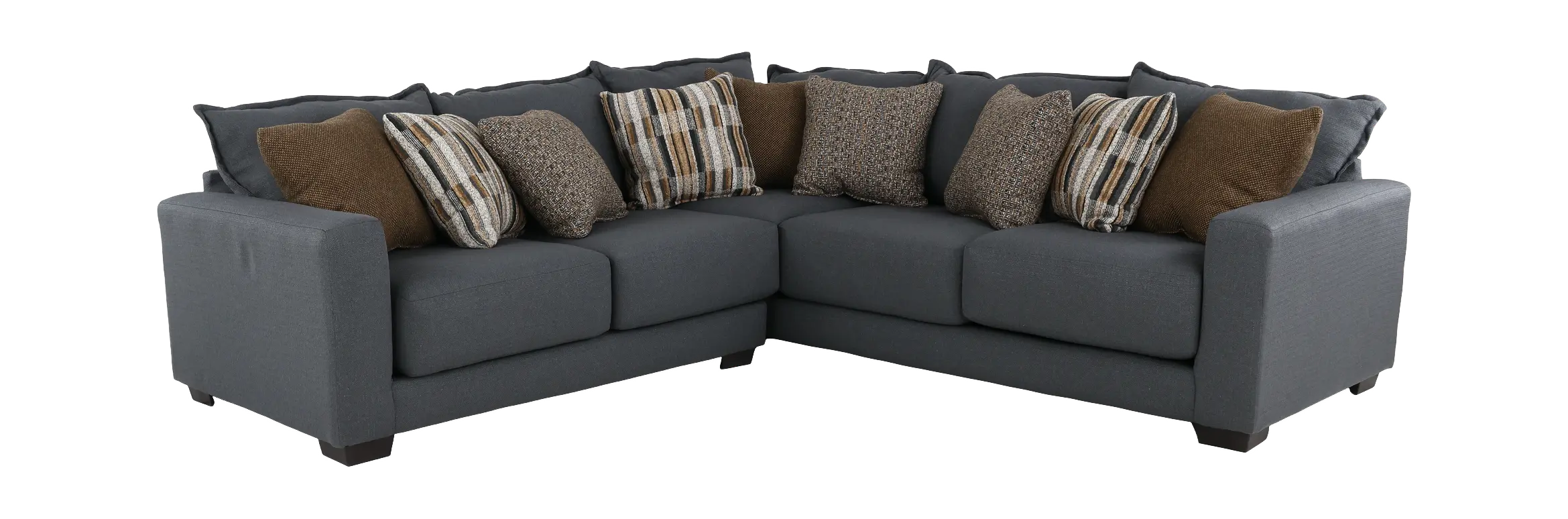 Pinnacle Gray 2 Piece Sectional-1
