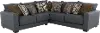 Pinnacle Gray 2 Piece Sectional