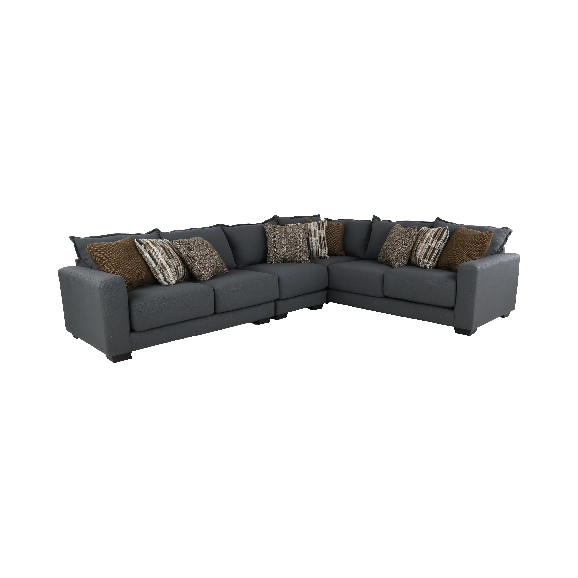 Pinnacle Gray 3 Piece Sectional-1