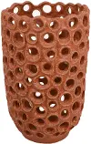 12.6  Deep Orange Vase