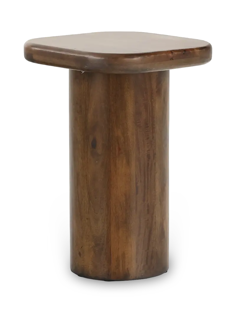 Mandara Brown Chairside Table
