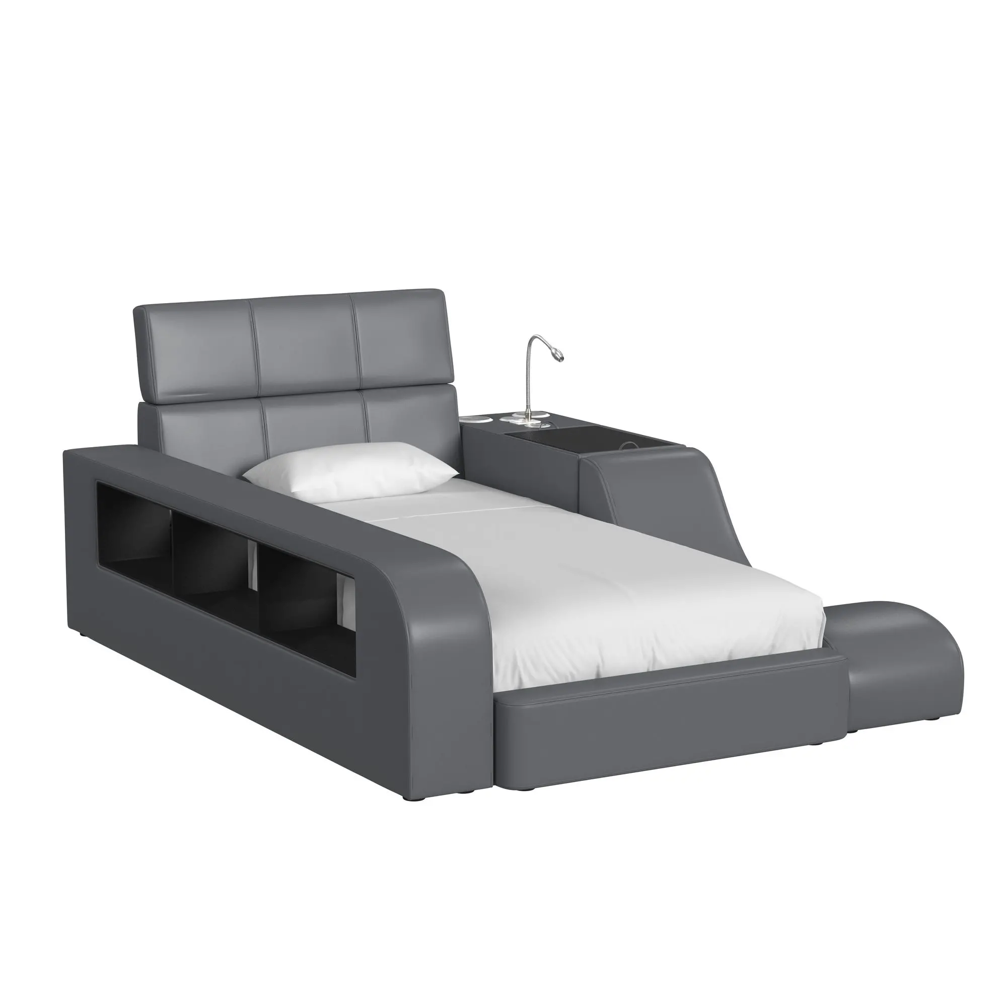Val Gray Multi Use Twin Bed-1