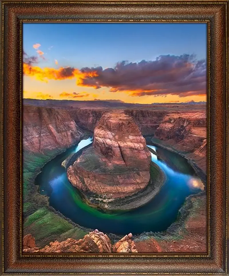 Horseshoe Bend Large Framed Canvas
