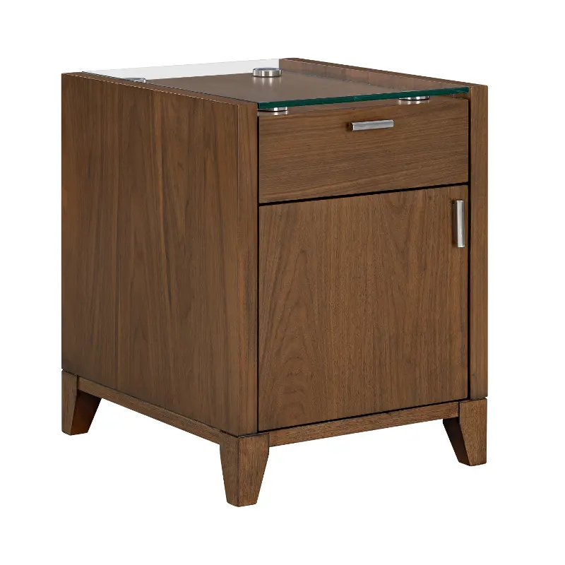Beckton Light Walnut Side Table