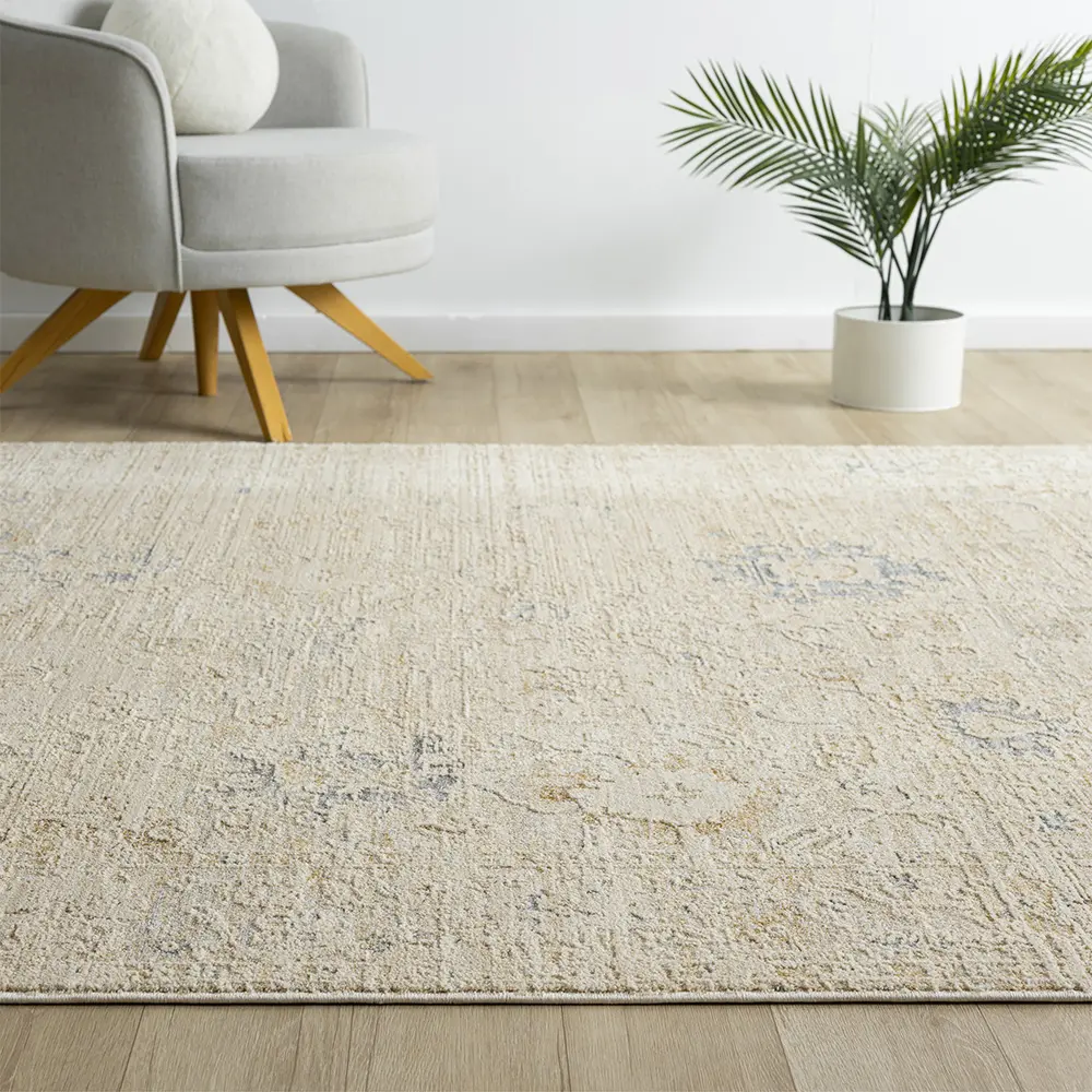 Monaco 8 x 10 Traditional Beige Ivory Area Rug-7