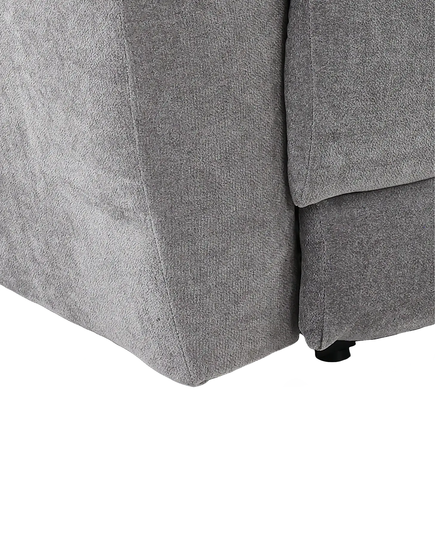 Knockout Granite Gray Power Reclining Loveseat with Console-5