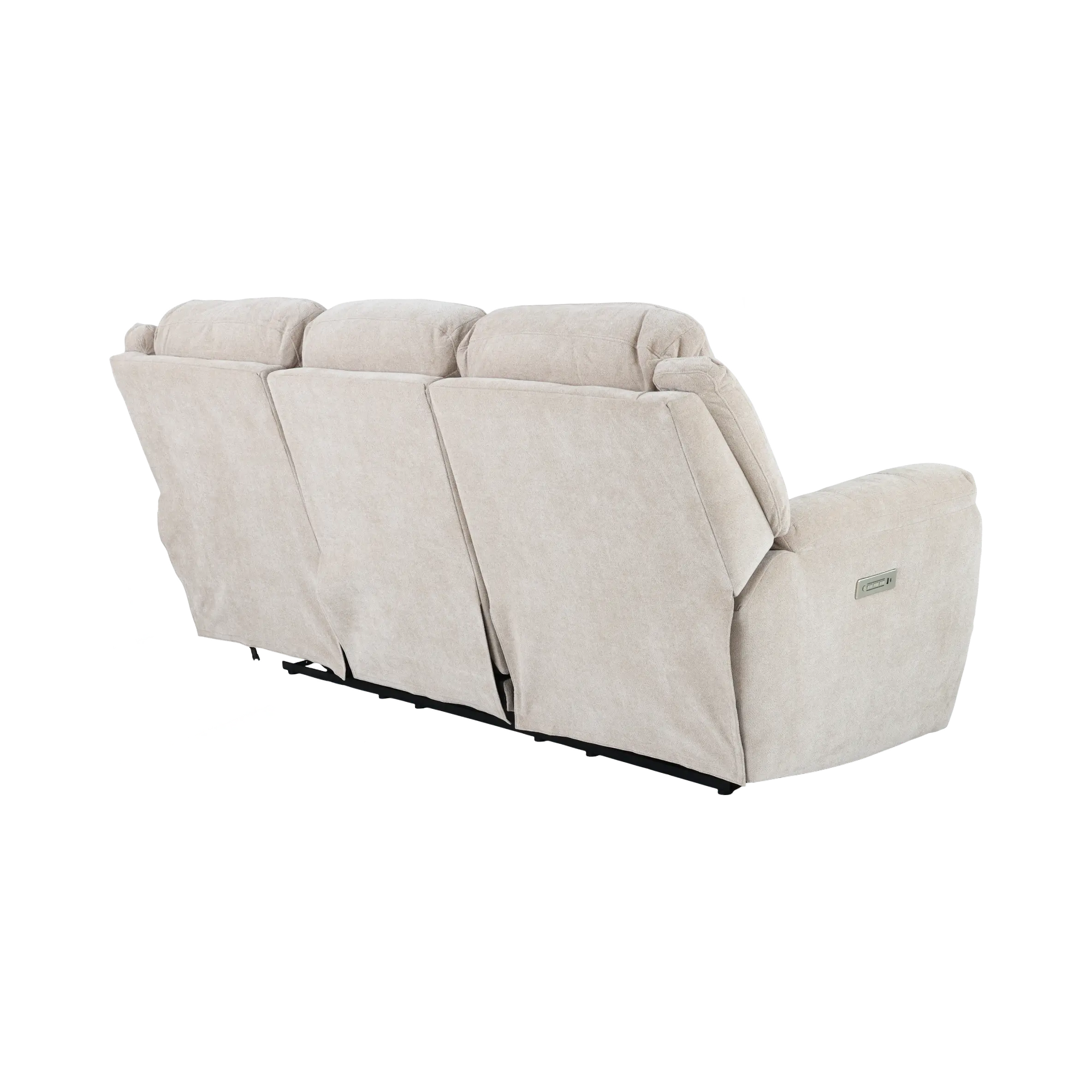 Knockout Stone Beige Power Reclining Sofa-7