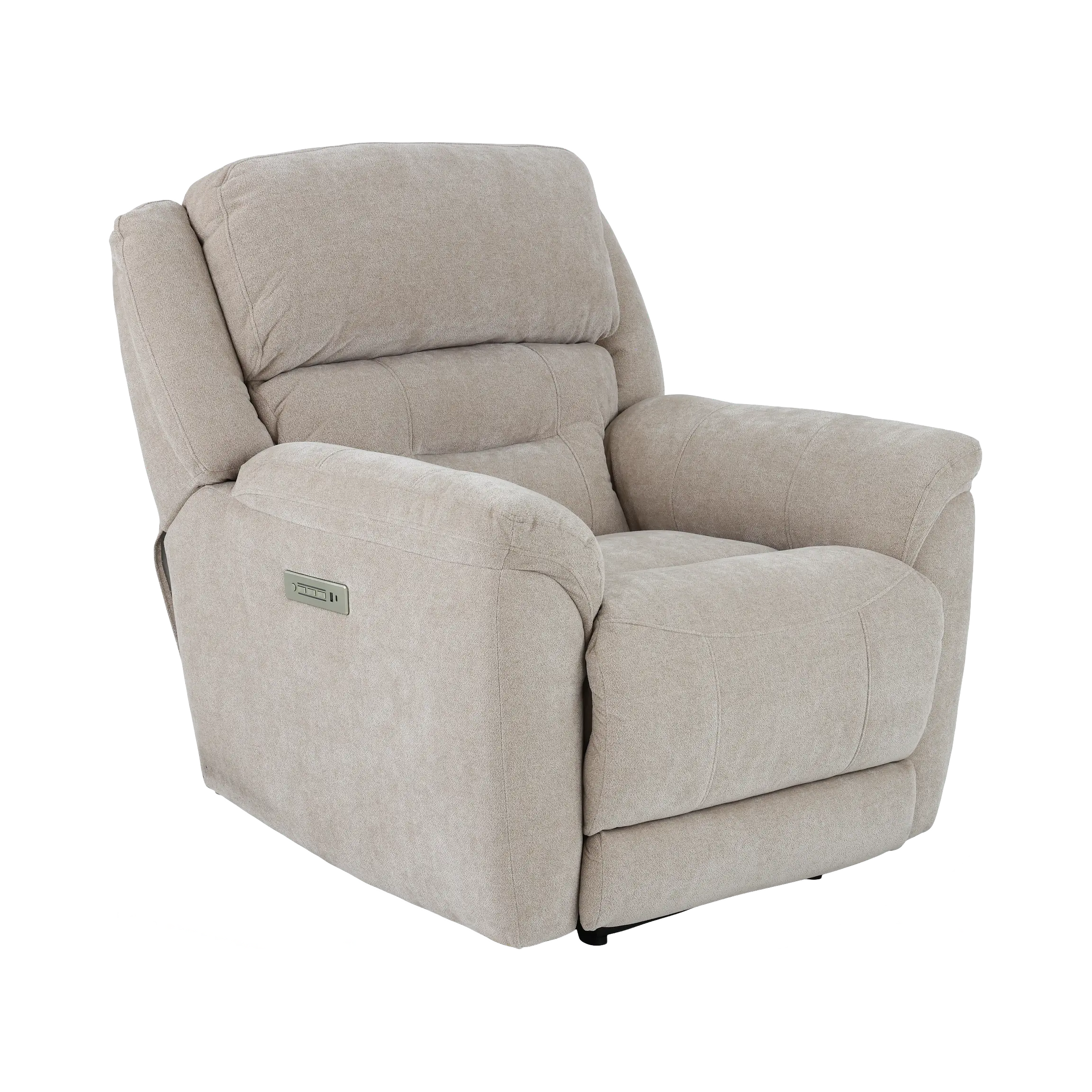 Knockout Stone Beige Power Recliner-1