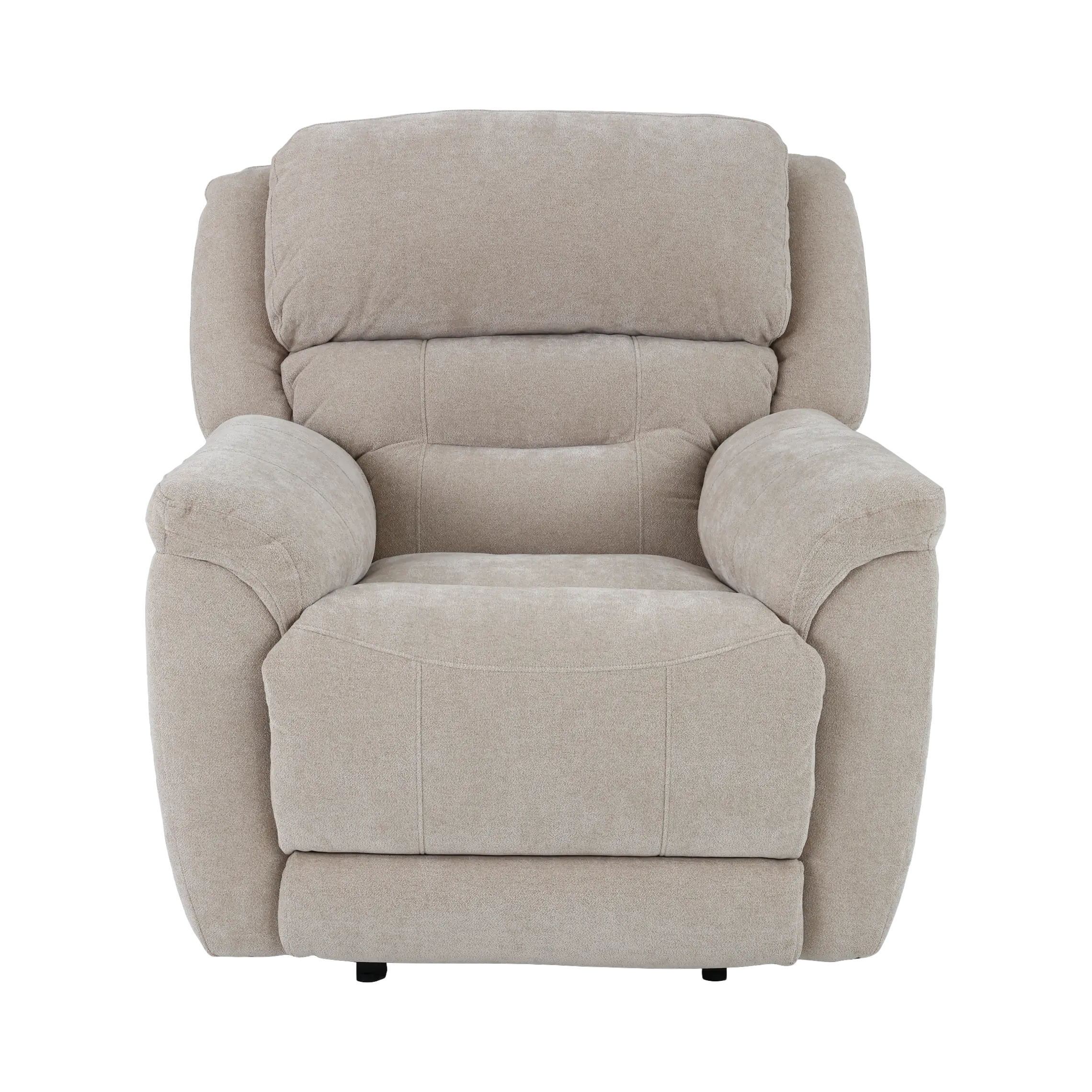 Knockout Stone Beige Power Recliner-4