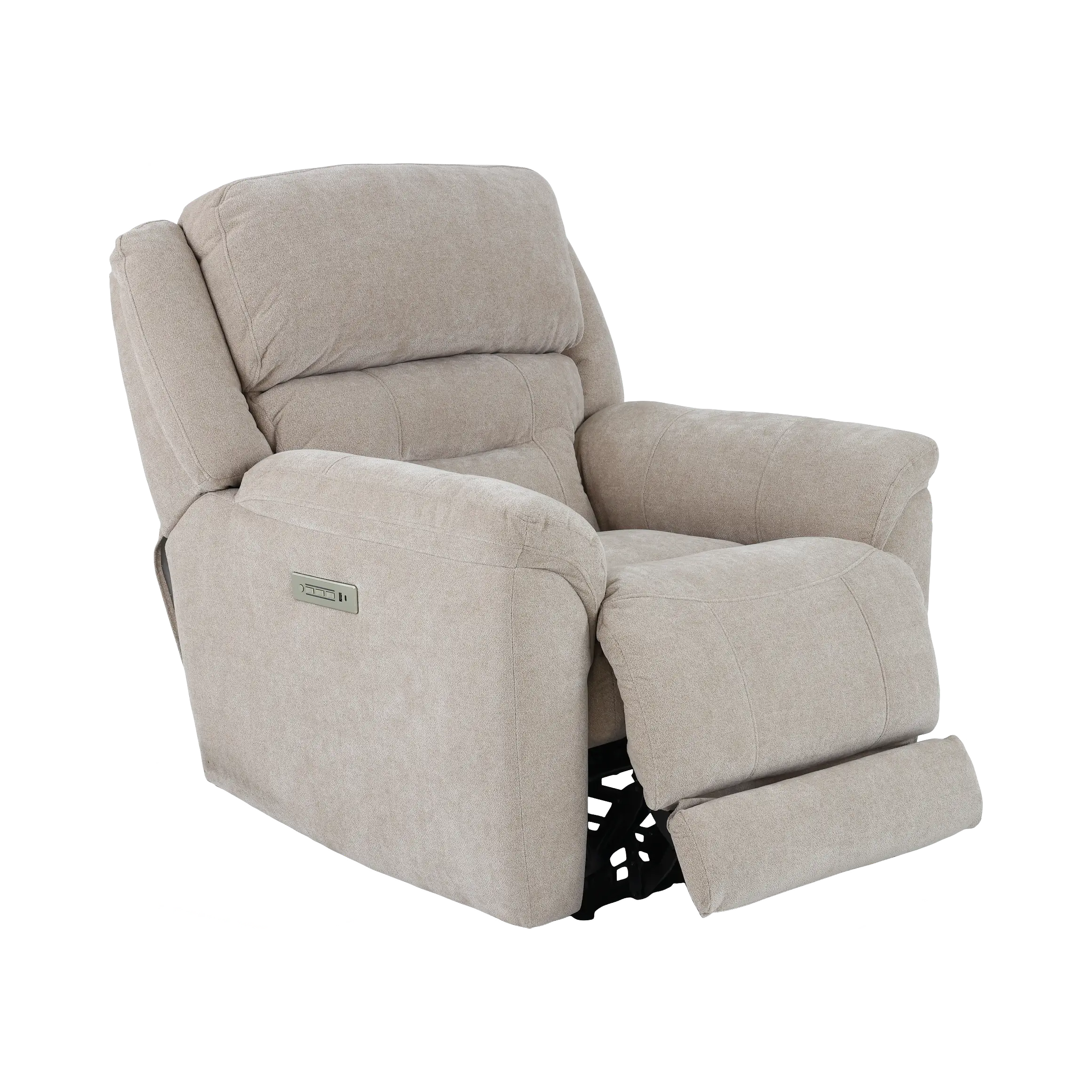 Knockout Stone Beige Power Recliner-5