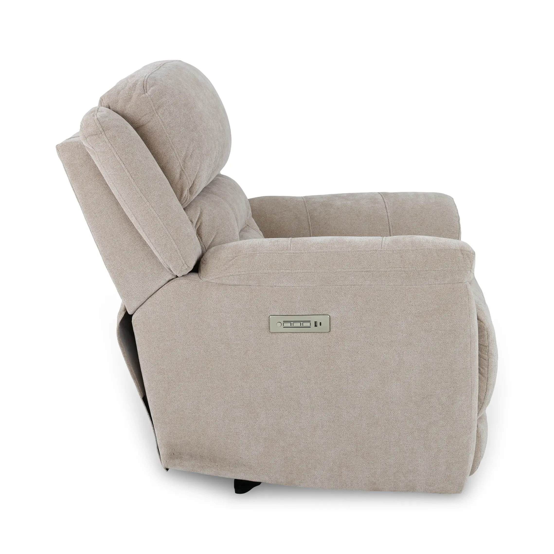 Knockout Stone Beige Power Recliner-6
