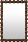 BREN001-4030 Brennan Brown Accent Wall Antique Mirror