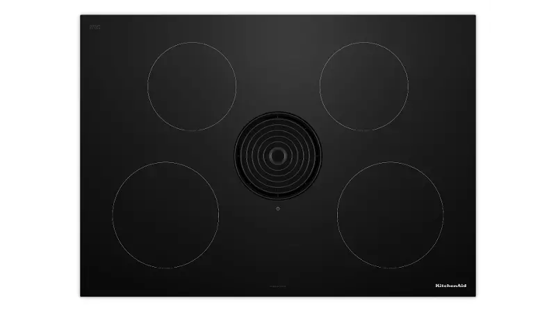 KitchenAid 30 Inch Induction Downdraft Cooktop - Black