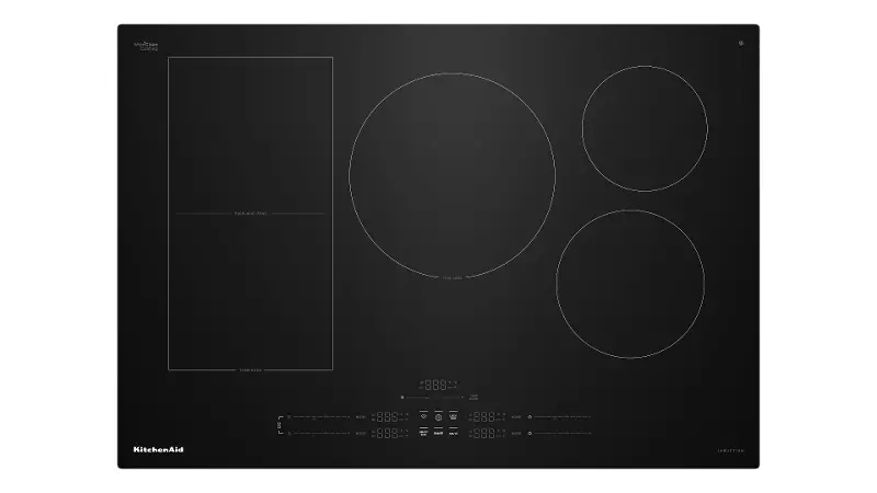 KitchenAid 30 Inch Smart Induction Range - Black