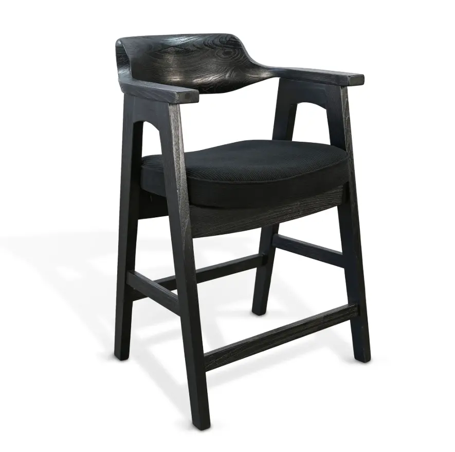 Wren Black 24 Counter-Height Stool-1