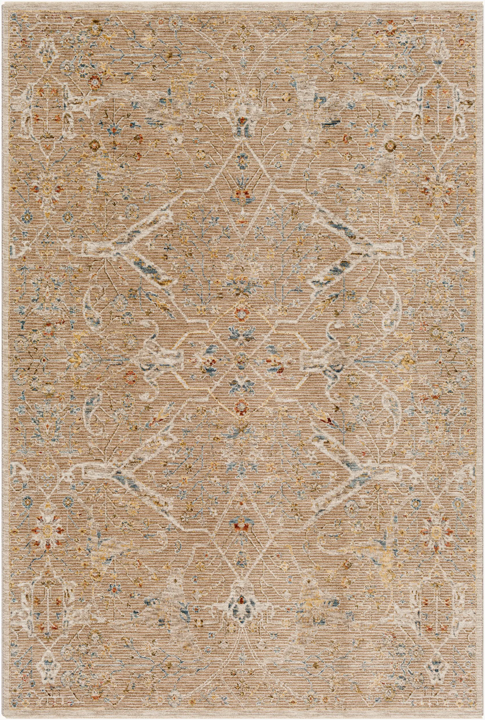 REN2300-710103 Reina 8 x 10 Tan Area Rug-1