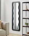 KWR001-6930 Arklow Black Full Length Mirror