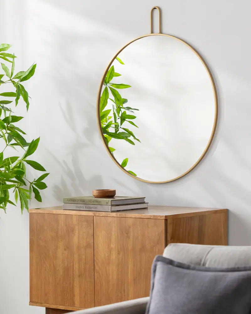 Athanasia Gold Accent Mirror