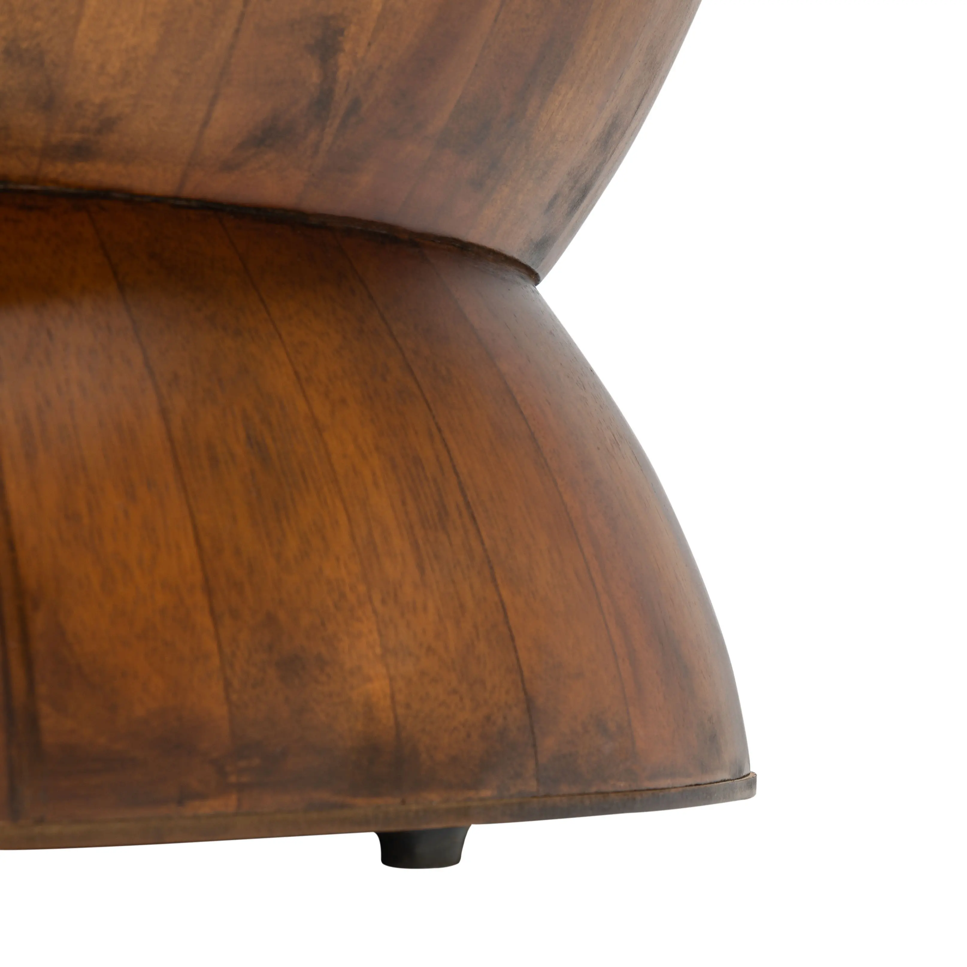COF6601A Alecto Dark Walnut Round Coffee Table-4