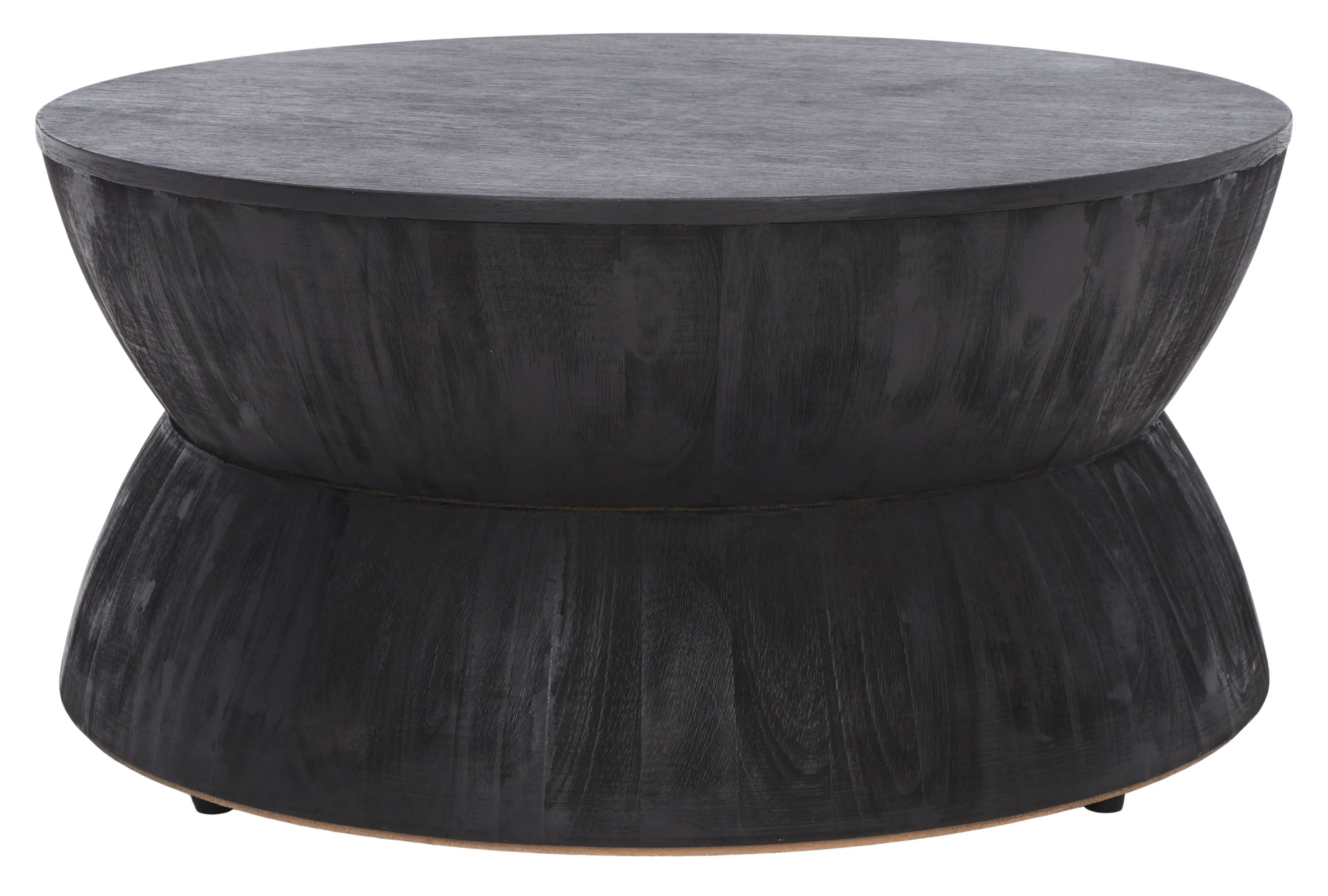 COF6601D Alecto Black Round Coffee Table-2