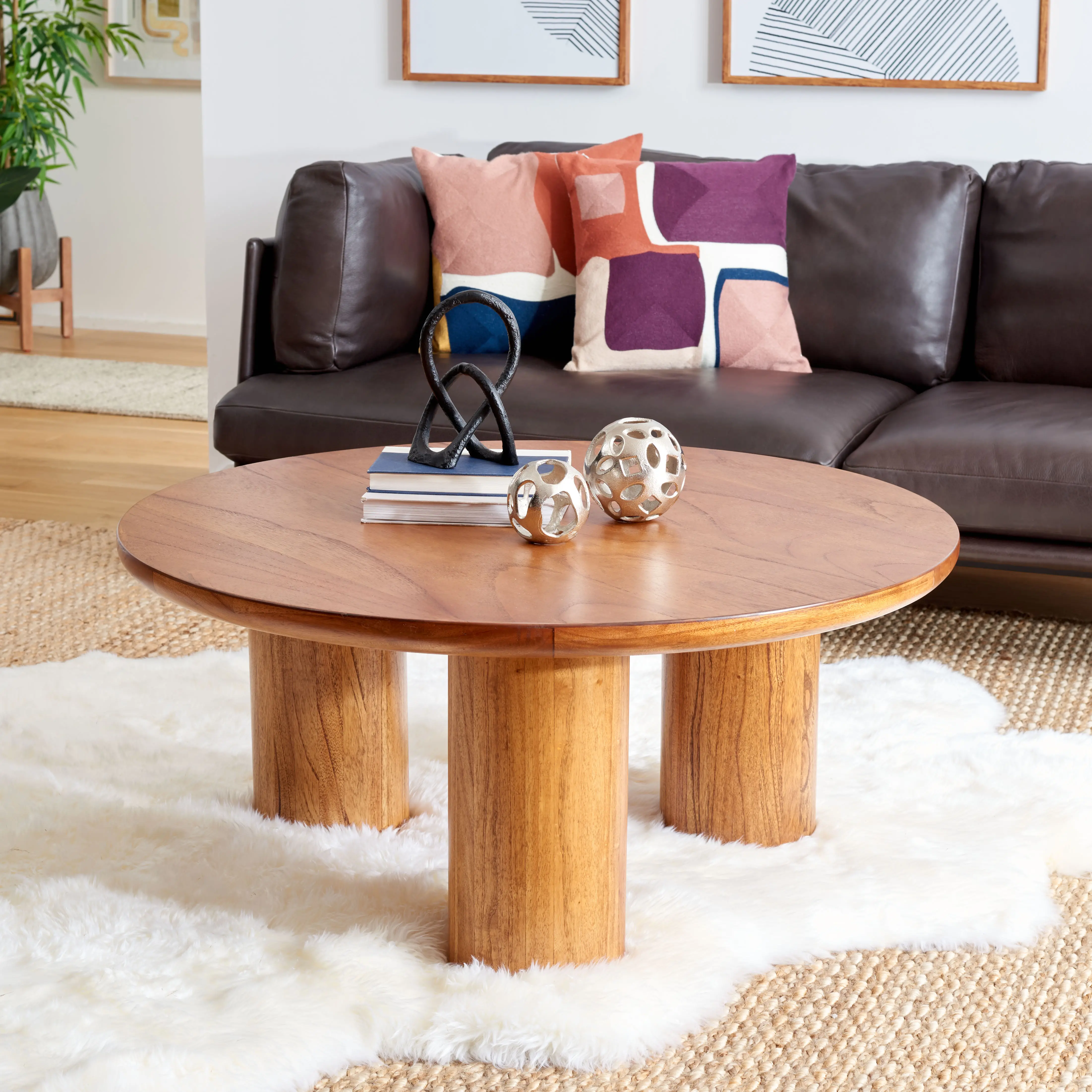 COF6604A Mork Round Coffee Table-2
