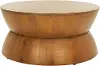 COF6601B Alecto Brown Round Coffee Table