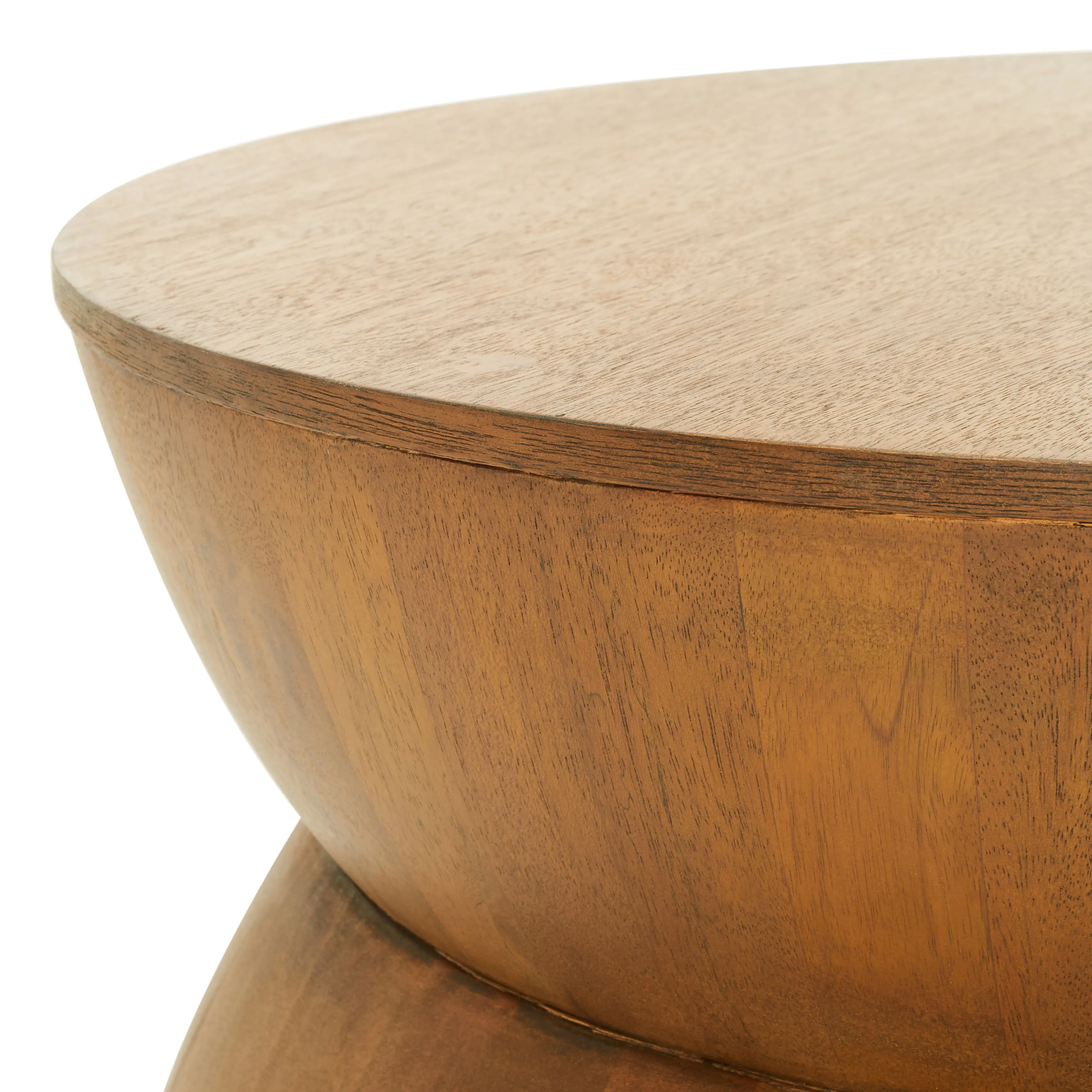COF6601B Alecto Medium Walnut Round Coffee Table-4