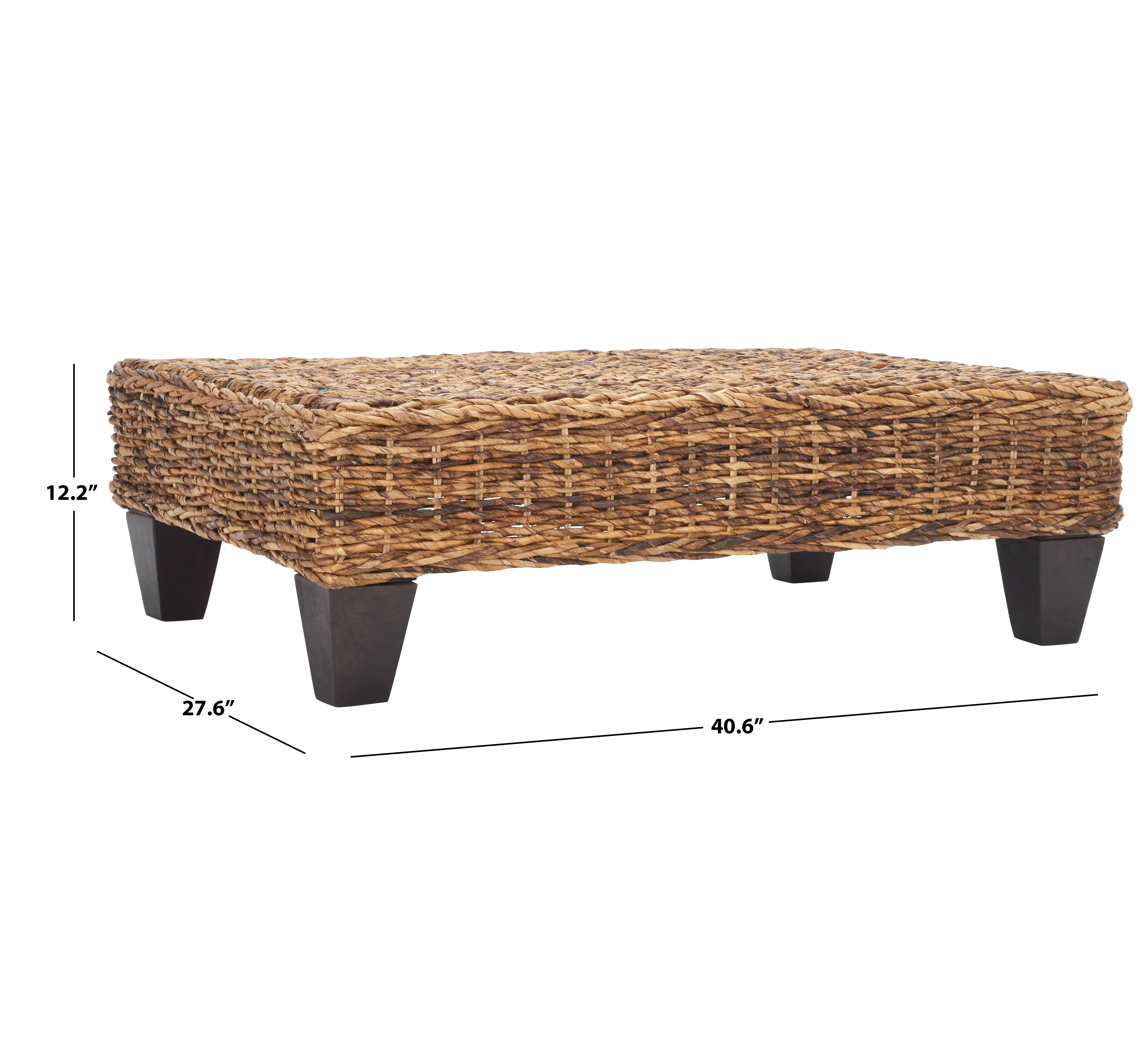 FOX6528B Leary Rattan Coffee Table-3