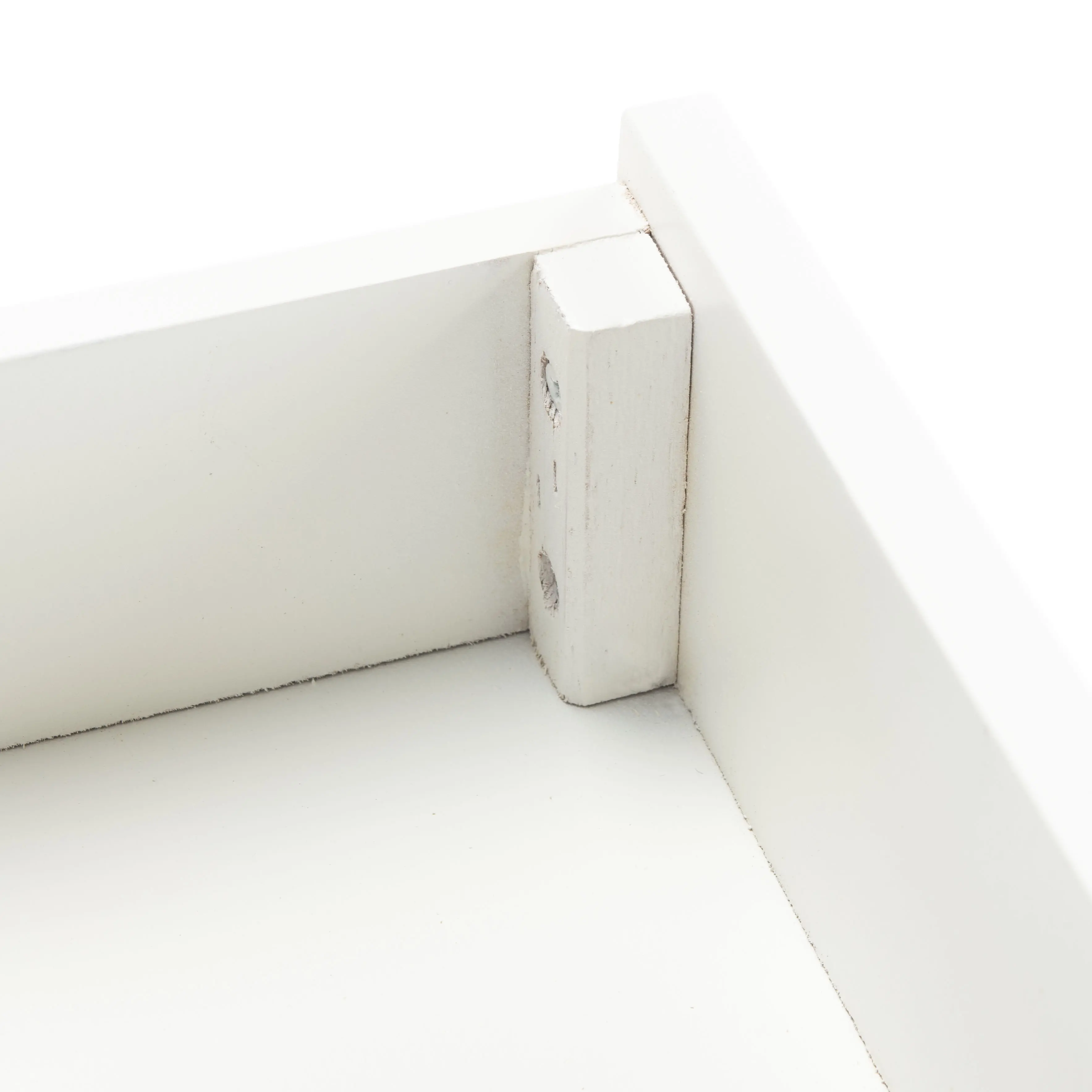 ACC6606B Ahab Two Drawer White Accent Table-10