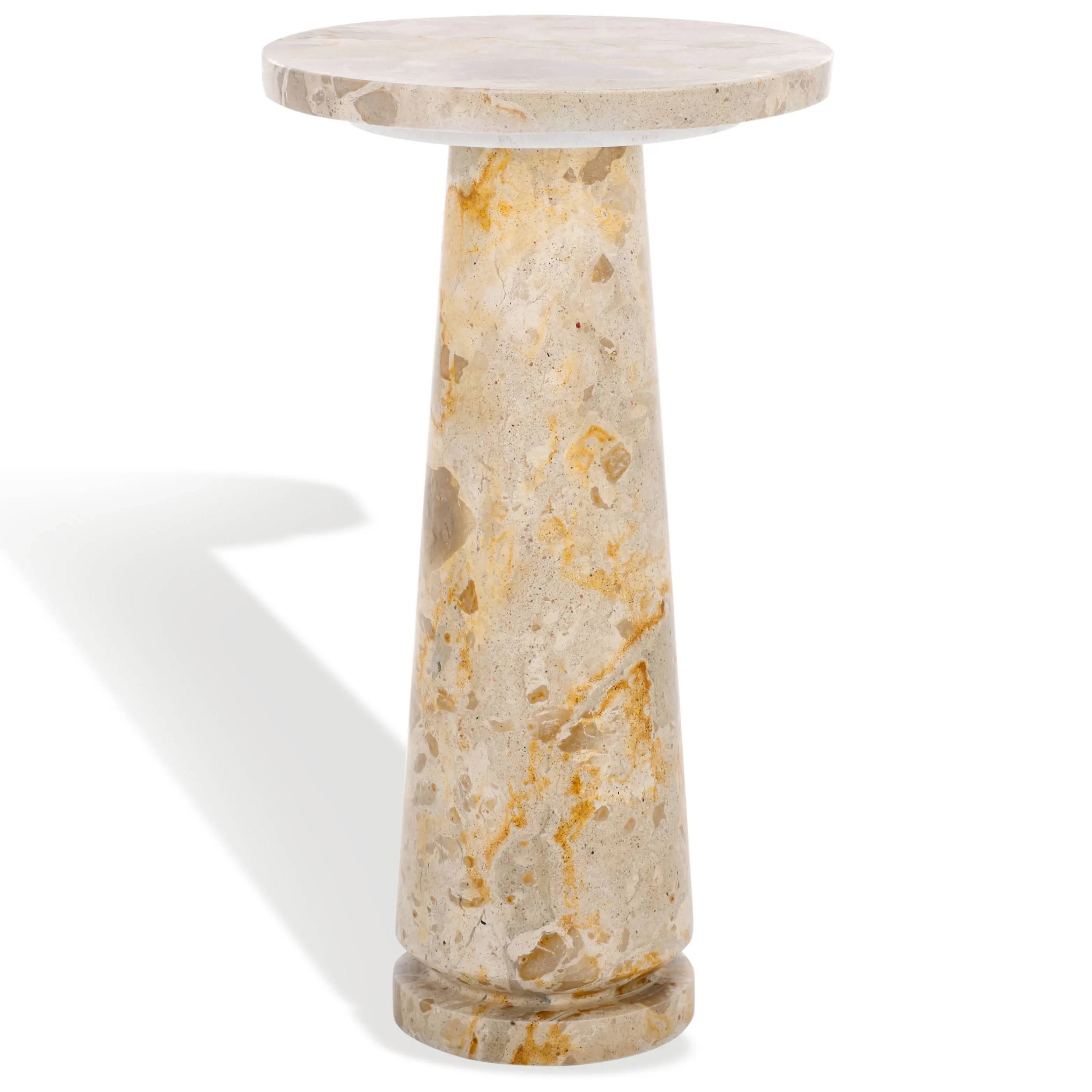 SFV9704I Valentia Round Marble Accent Table-1