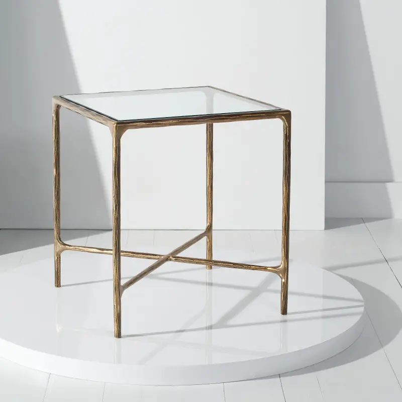 Jessa Metal Square End Table