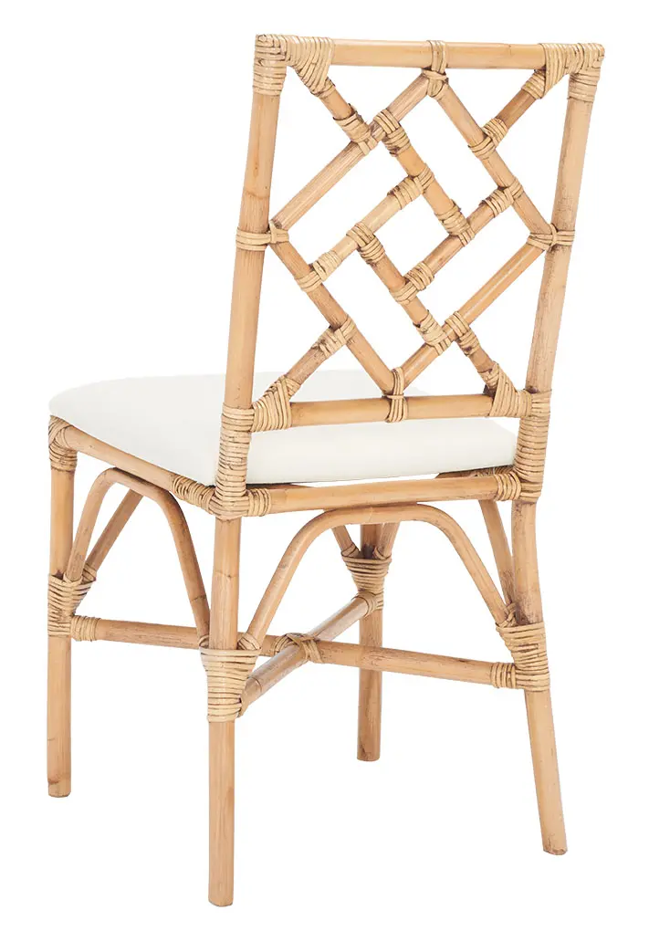 ACH6509B-SET2 Bhumi Bamboo Honey Accent Chair with Cushion - Set of 2-6