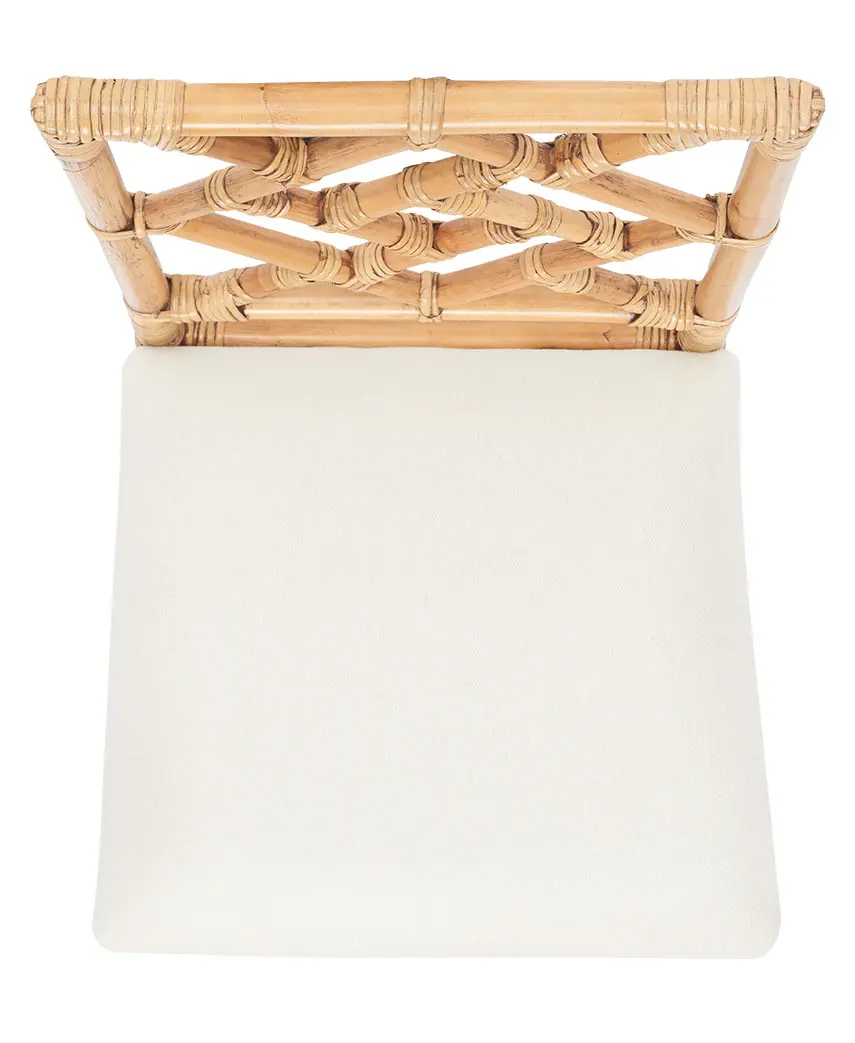 ACH6509B-SET2 Bhumi Bamboo Honey Accent Chair with Cushion - Set of 2-7