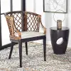 SEA4013C Carlotta Dark Rattan Armchair