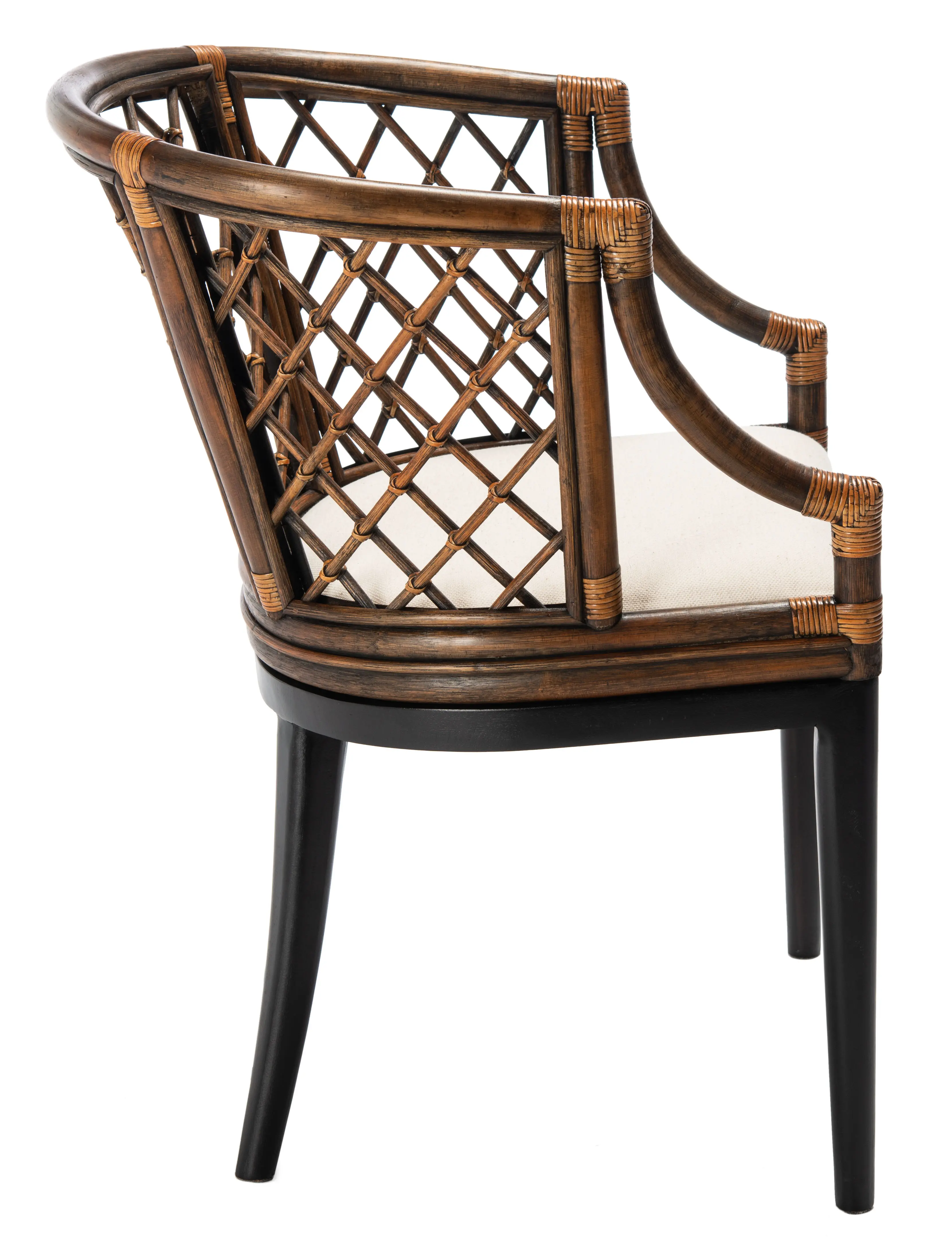 SEA4013C Carlotta Dark Rattan Armchair-4