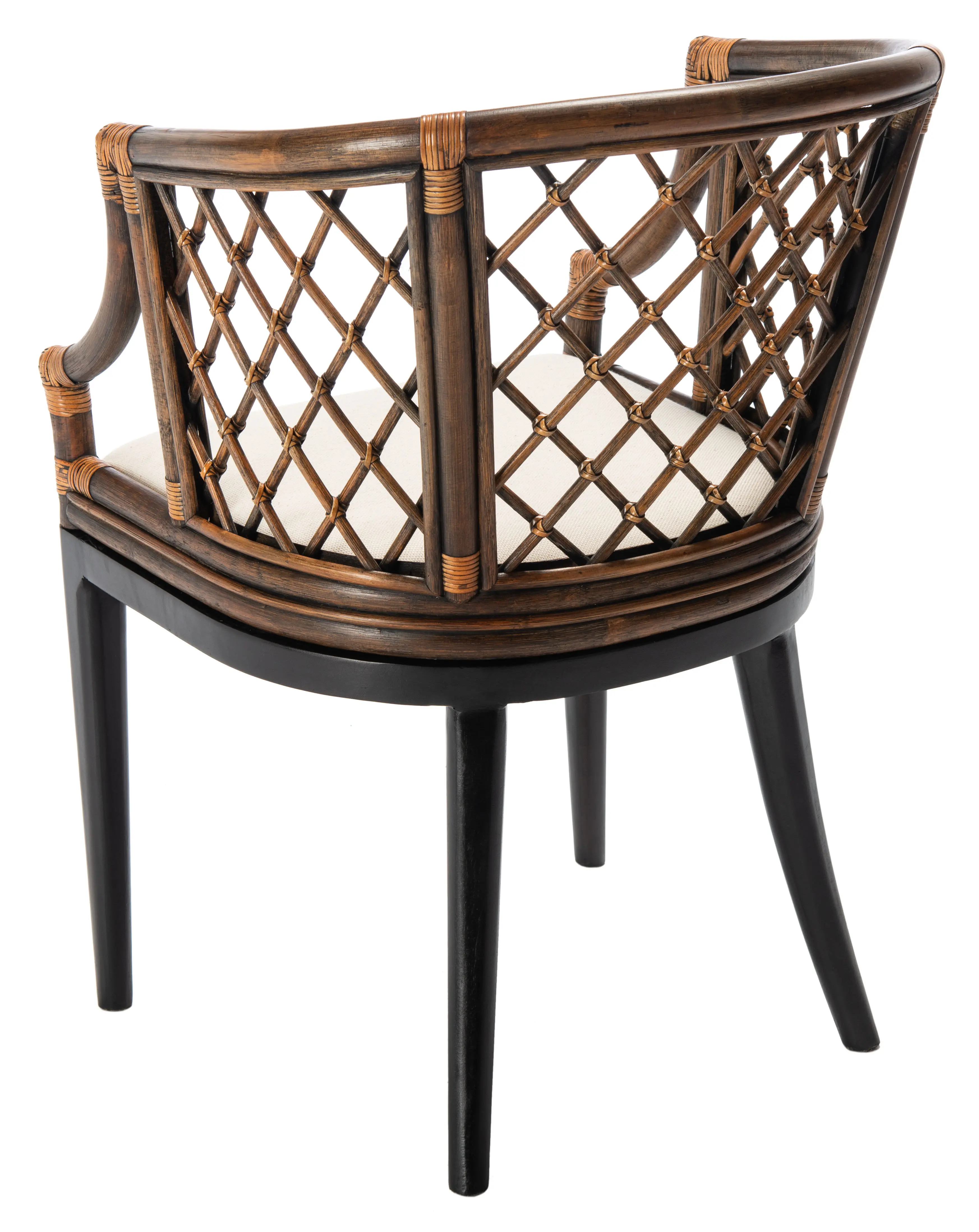 SEA4013C Carlotta Dark Rattan Armchair-6