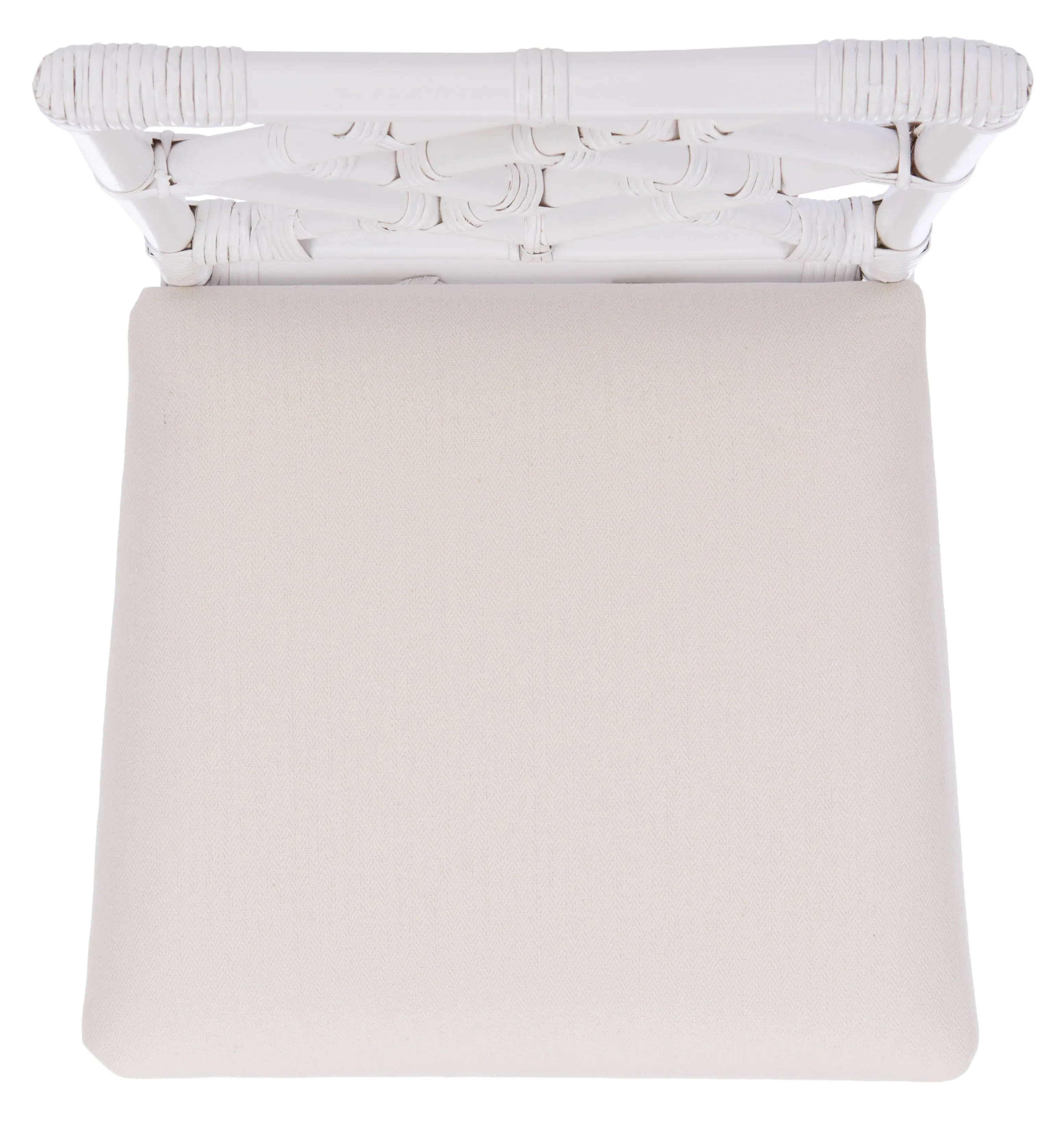 ACH6509A-SET2 Bhumi Bamboo White Accent Chair with Cushion - Set of 2-7
