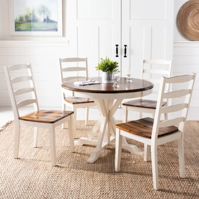 Shay 5 Piece Wood Dining Set