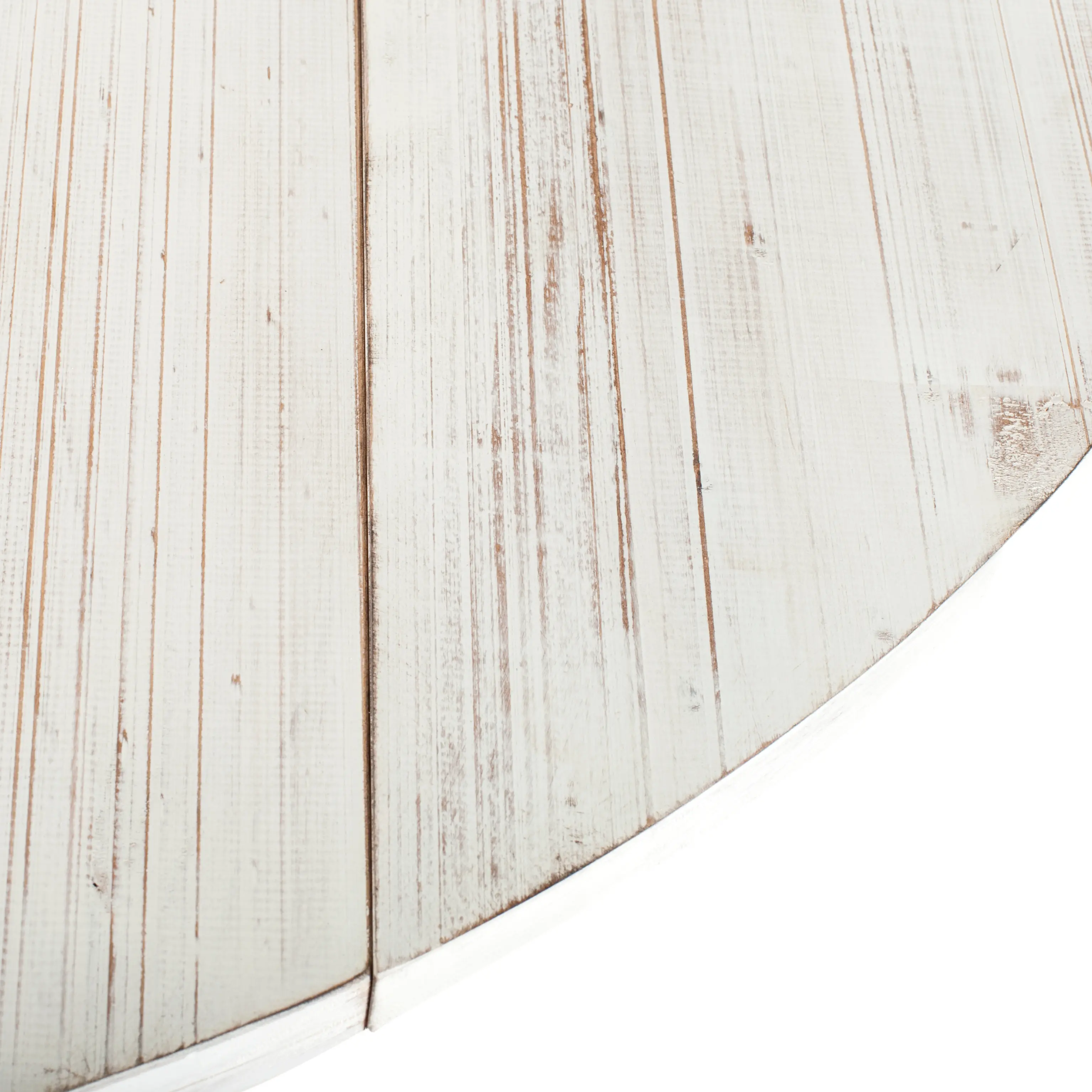 DTB1000A Forest Antique White Drop Leaf Dining Table-4