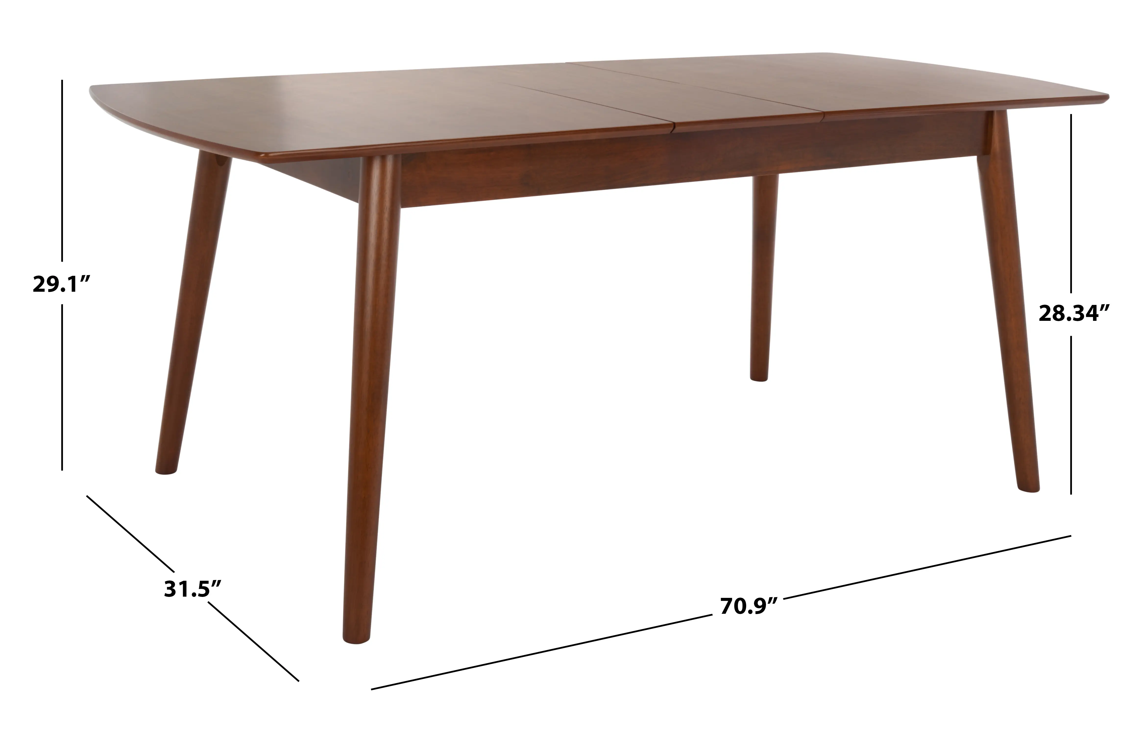 DTB1406B Kay Drop Leaf Dining Table-3