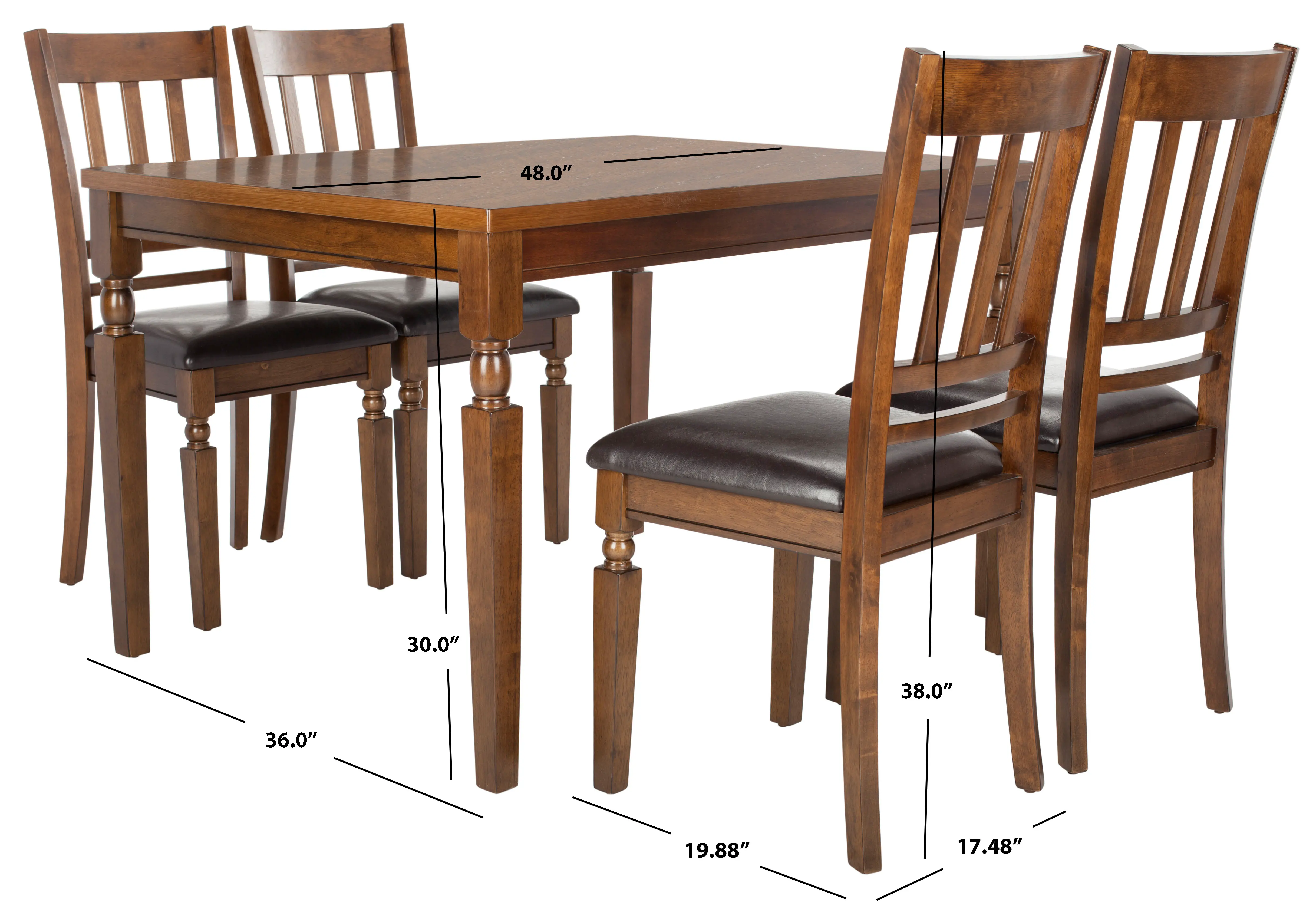 DNS9204A Kodiak 5 Piece Dining Set-7