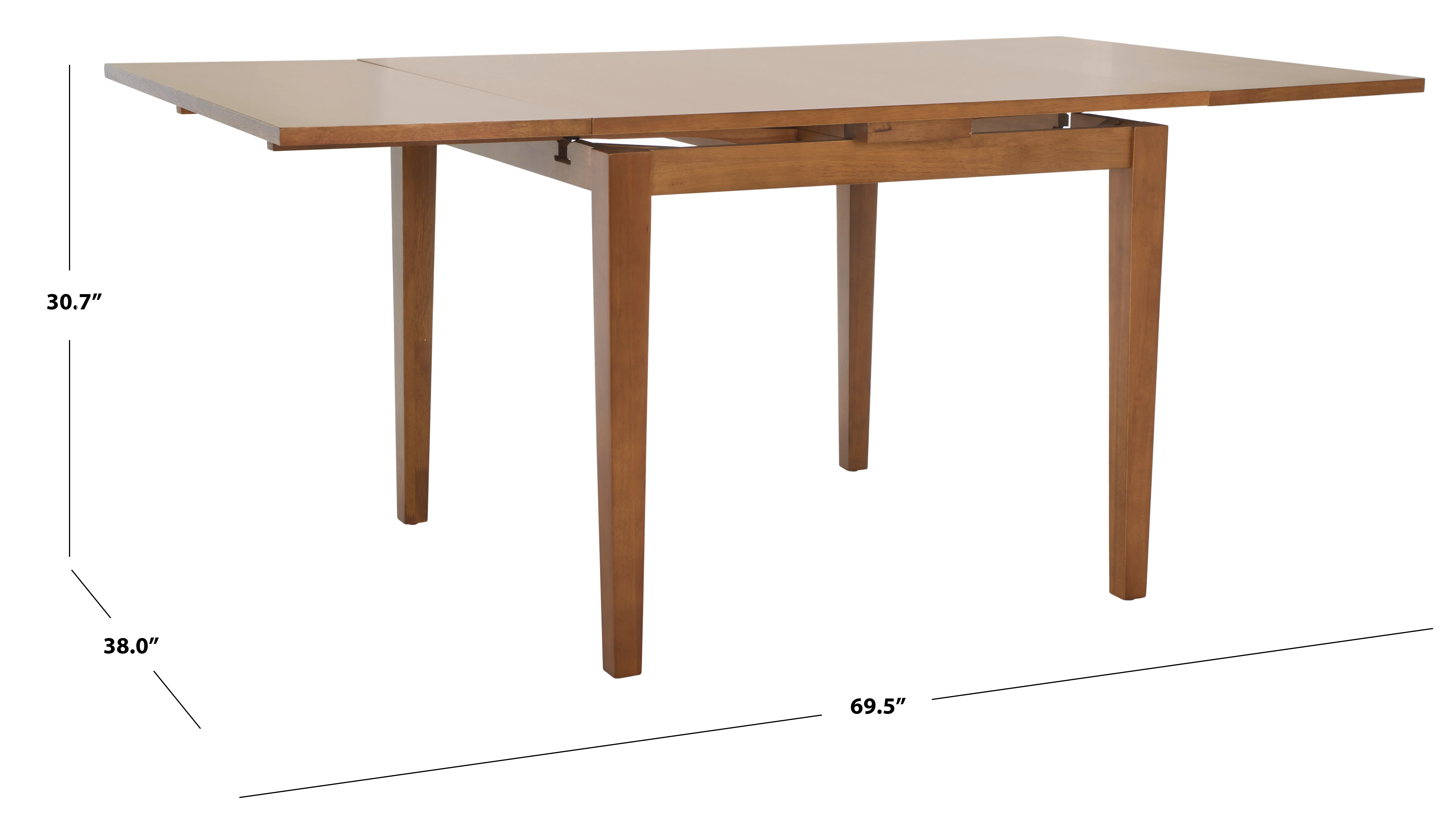 DTB1001B Cullen Brown Drop Leaf Dining Table-8