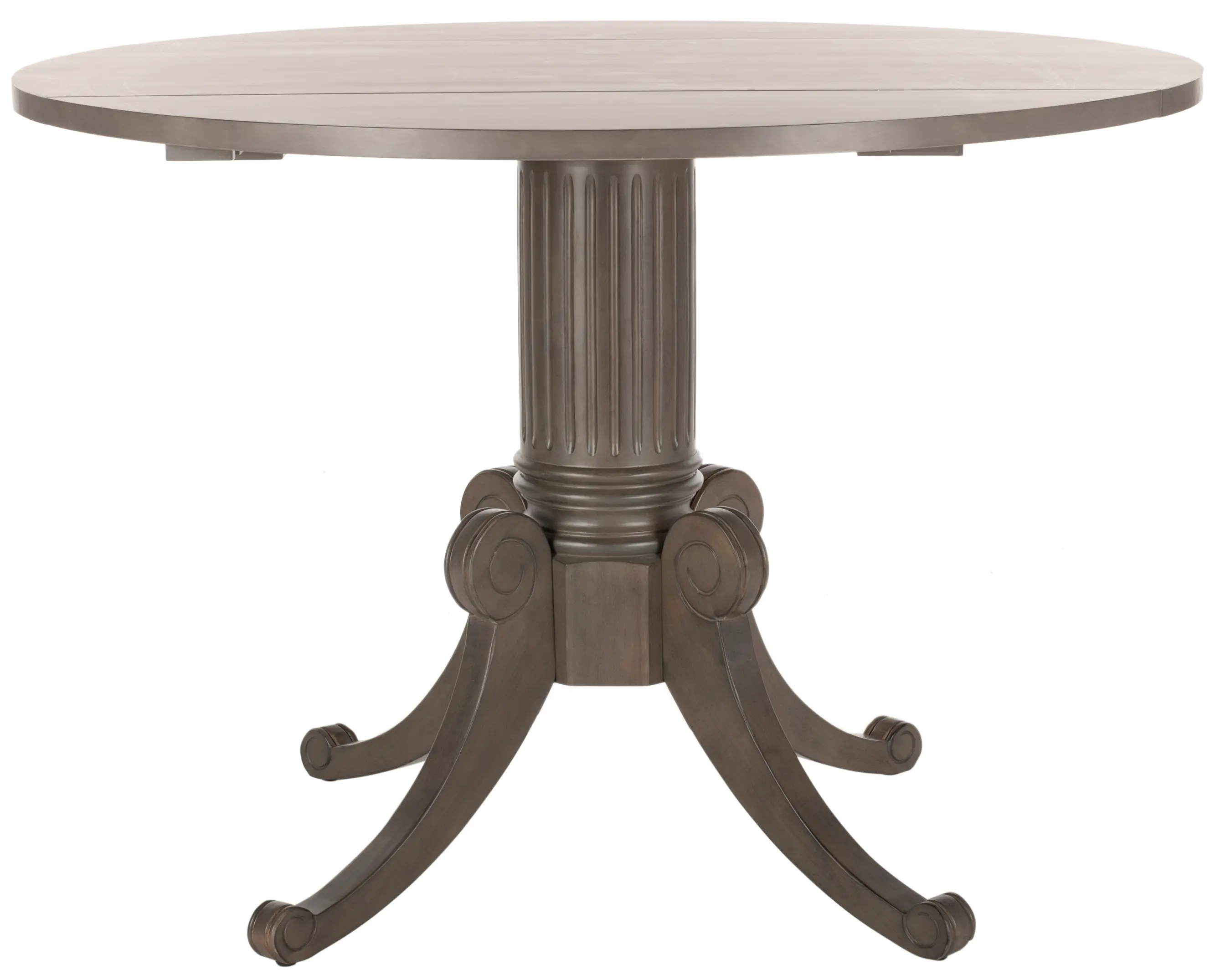DTB1000C Forest Gray Wash Drop Leaf Dining Table-2