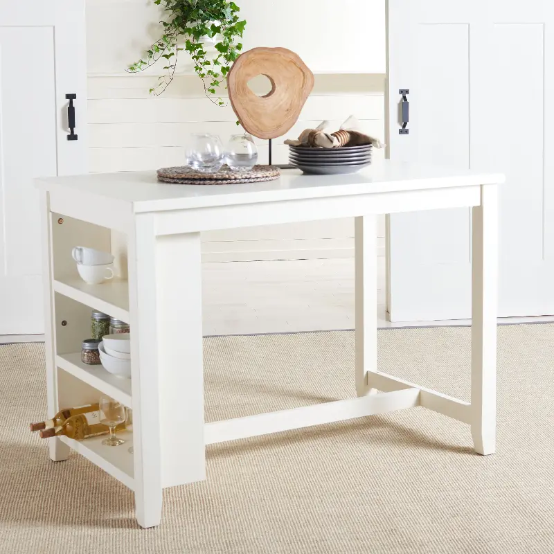 Aero White Counter Table