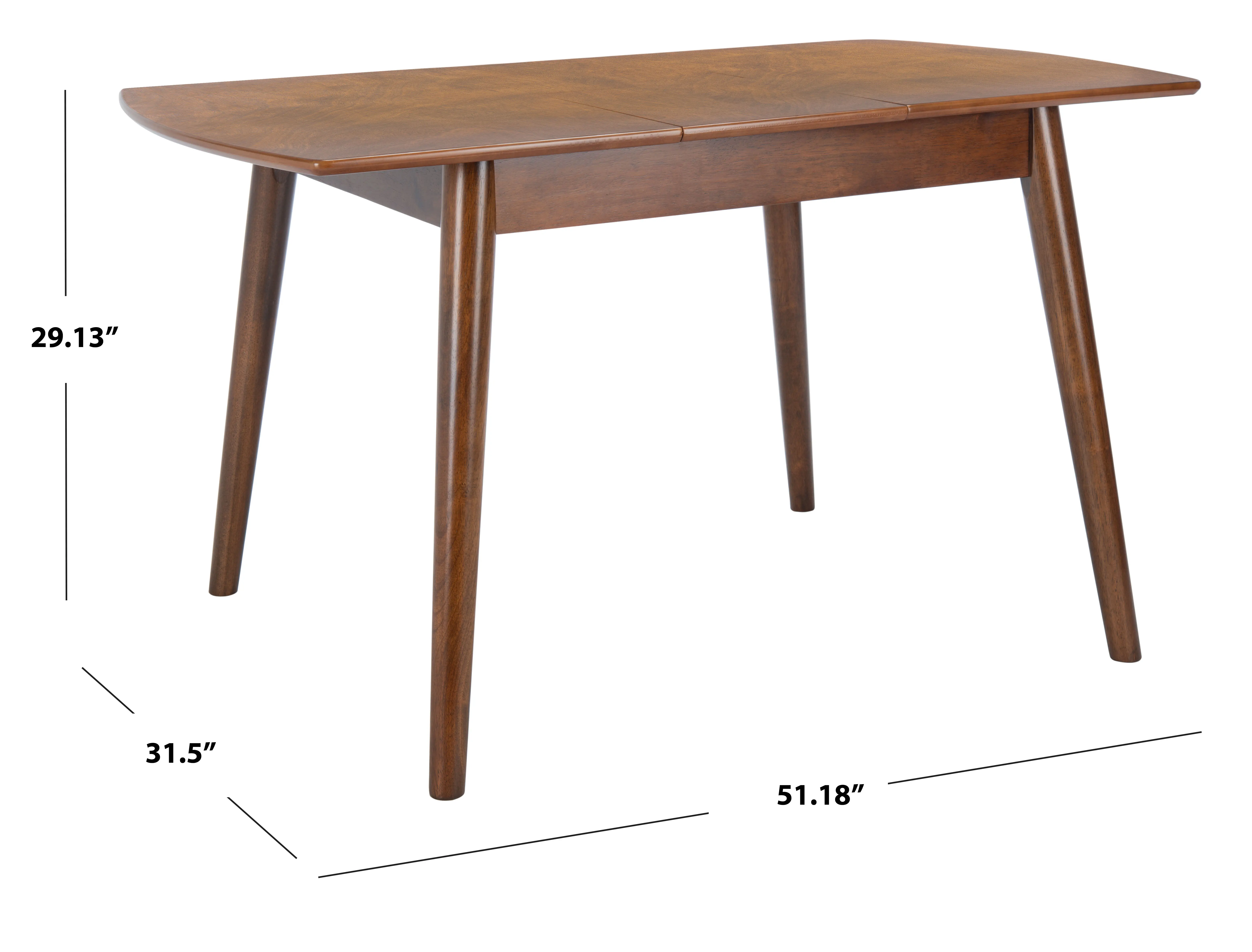 DTB1402A Varda Wood Drop Leaf Dining Table-7