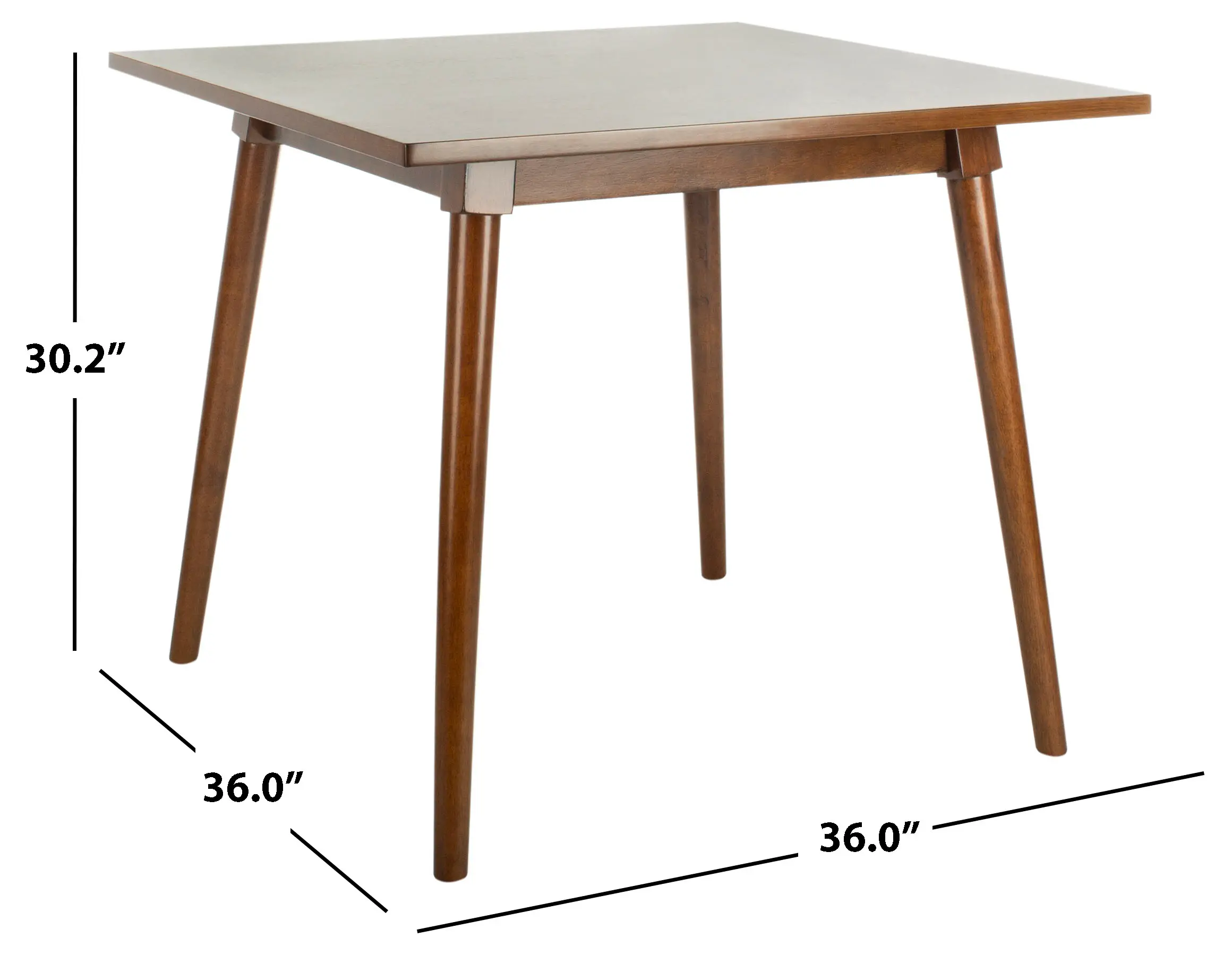 DTB9200A Simone Wood Square Dining Table-4