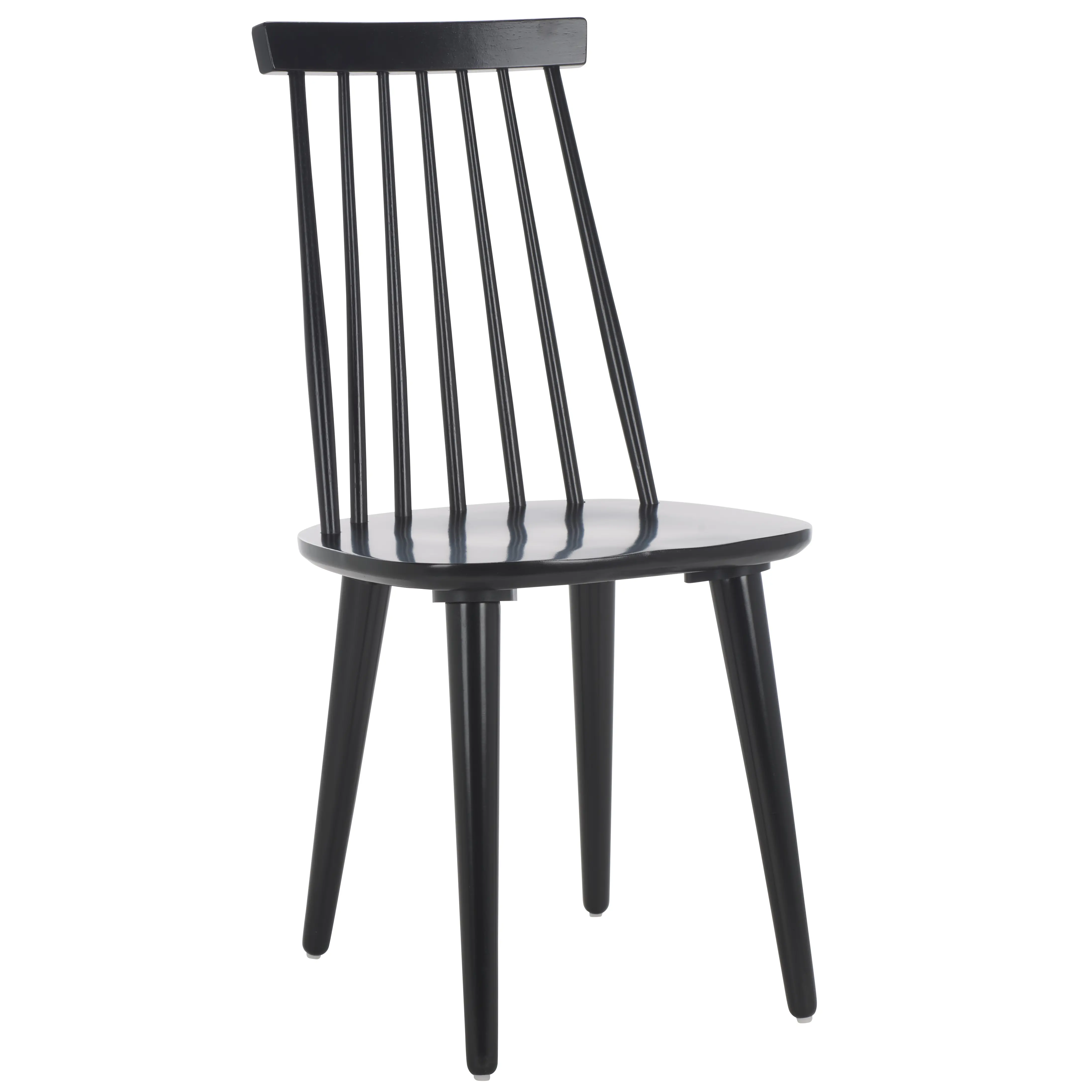 AMH8511A-SET2 Burris Black Side Chairs - Set of 2-3