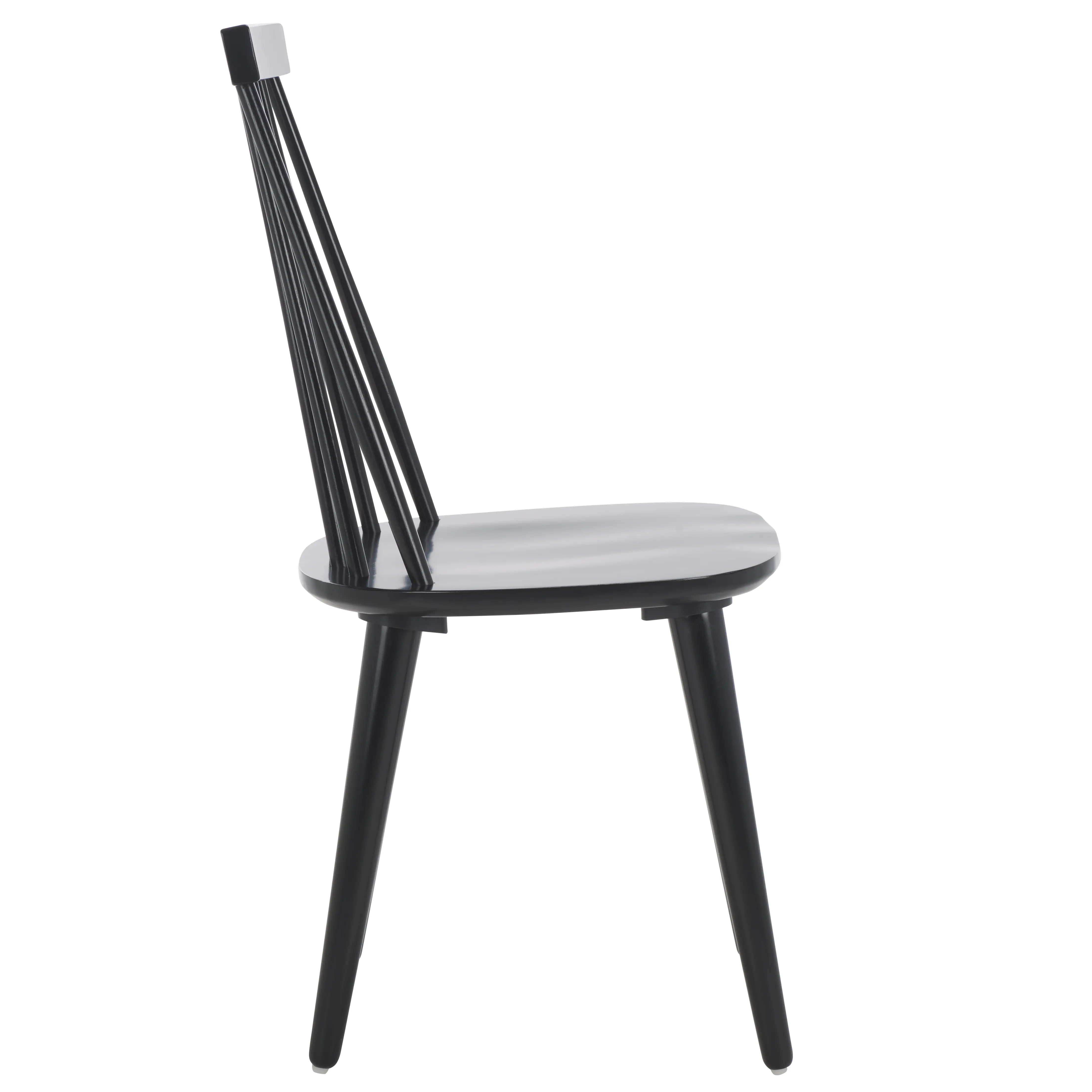 AMH8511A-SET2 Burris Black Side Chairs - Set of 2-4