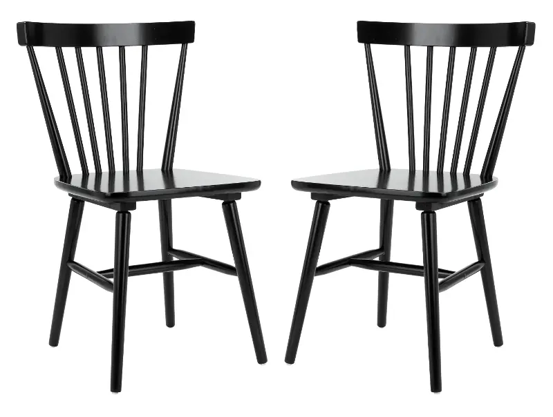 Winona Black Spindle Dining Chairs - Set of 2