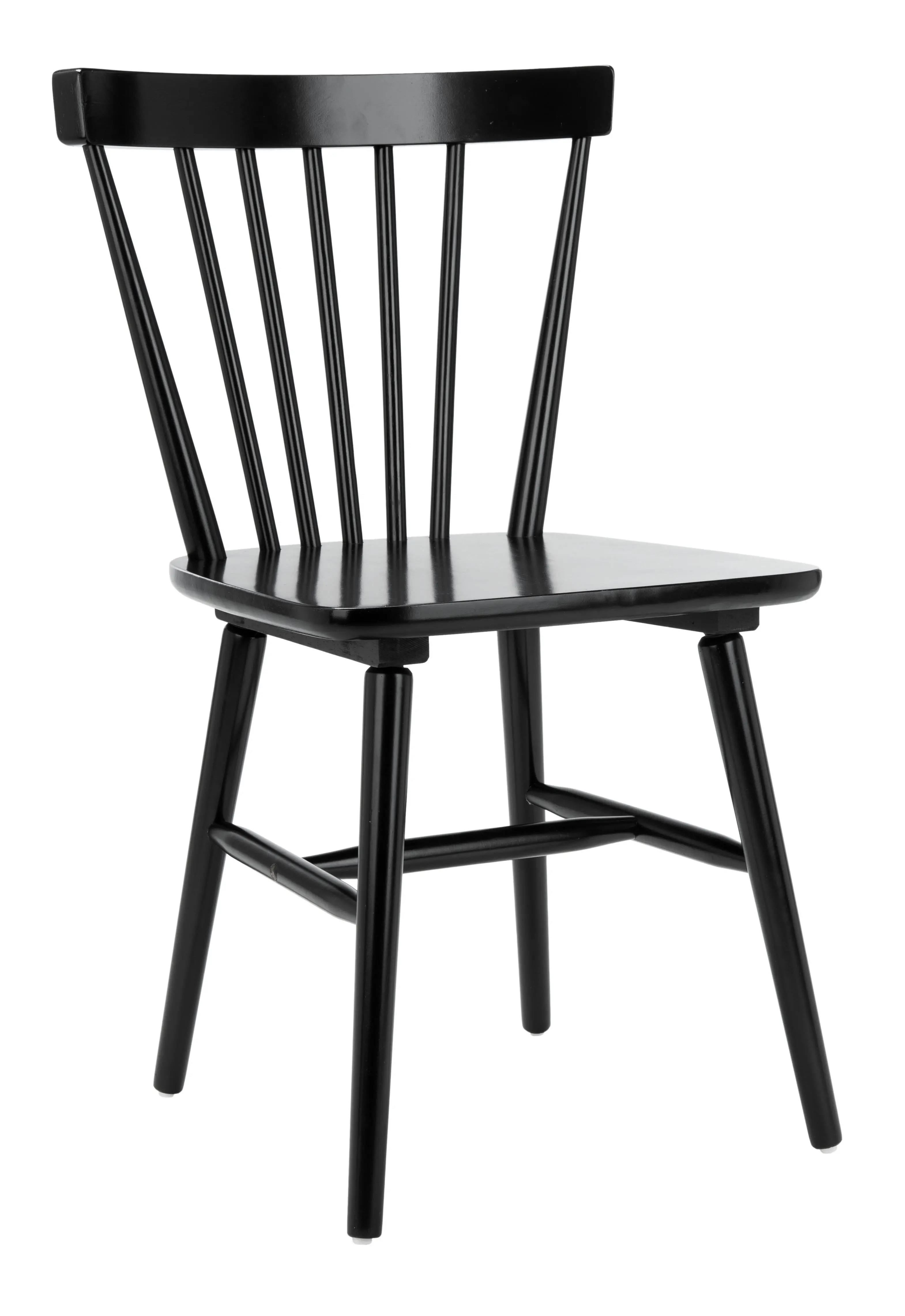 DCH8500A-SET2 Winona Black Spindle Dining Chairs - Set of 2-3